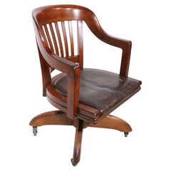 Vintage Swivel Tilt Desk Chair by Gunlocke