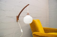 Vintage Swiveling Wall Lamp by Uno & Östen Kristiansson for Luxus, 1950s
