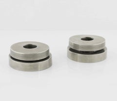 Vintage Sylvia Stave Pewter Candlesticks, 1930's, Art Deco