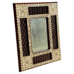 Espejo vintage sirio de nácar, S. XX