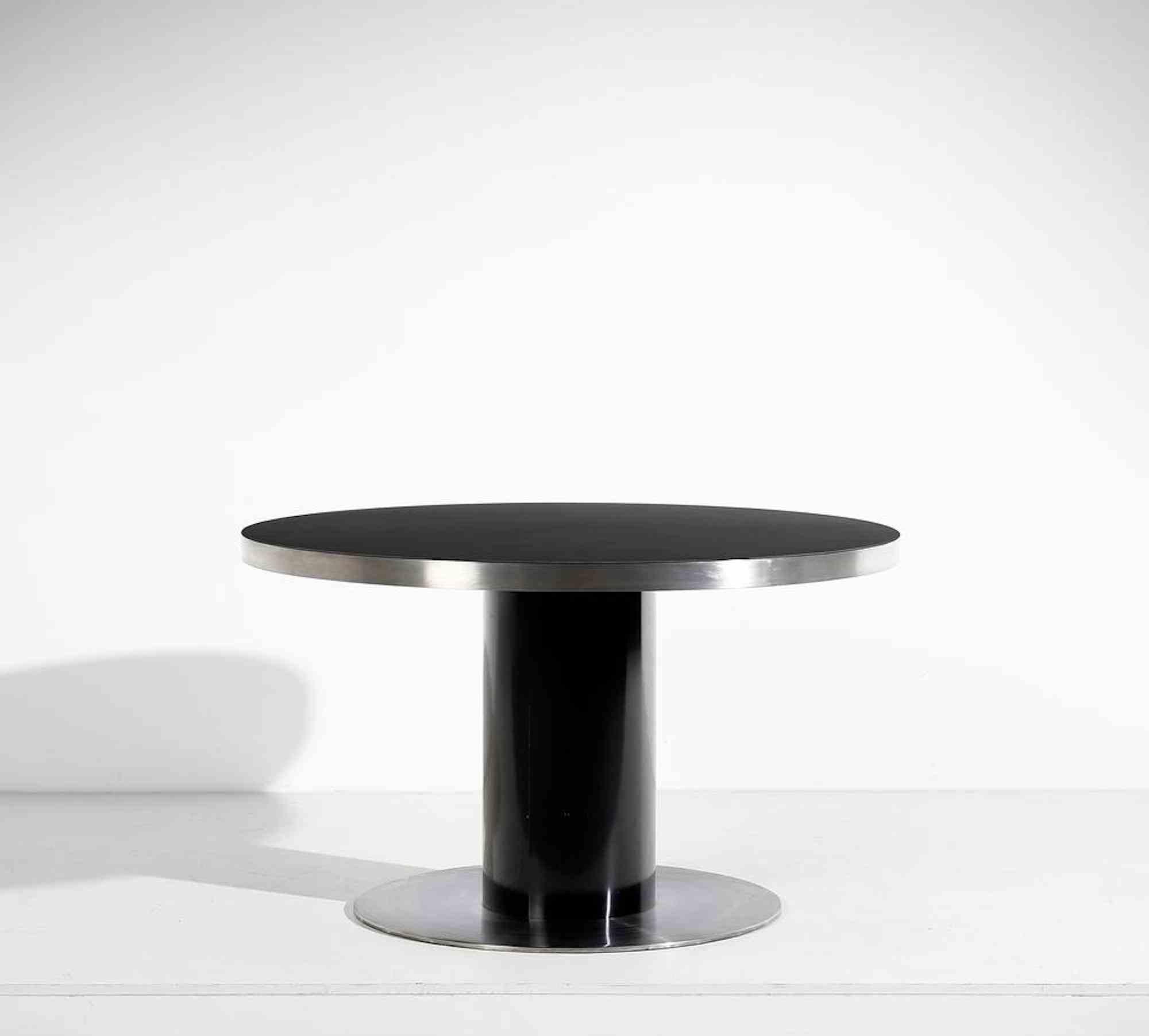 Vintage Table by Willy Rizzo fro Atelier Willy Rizzo, 1970s In Good Condition For Sale In Roma, IT