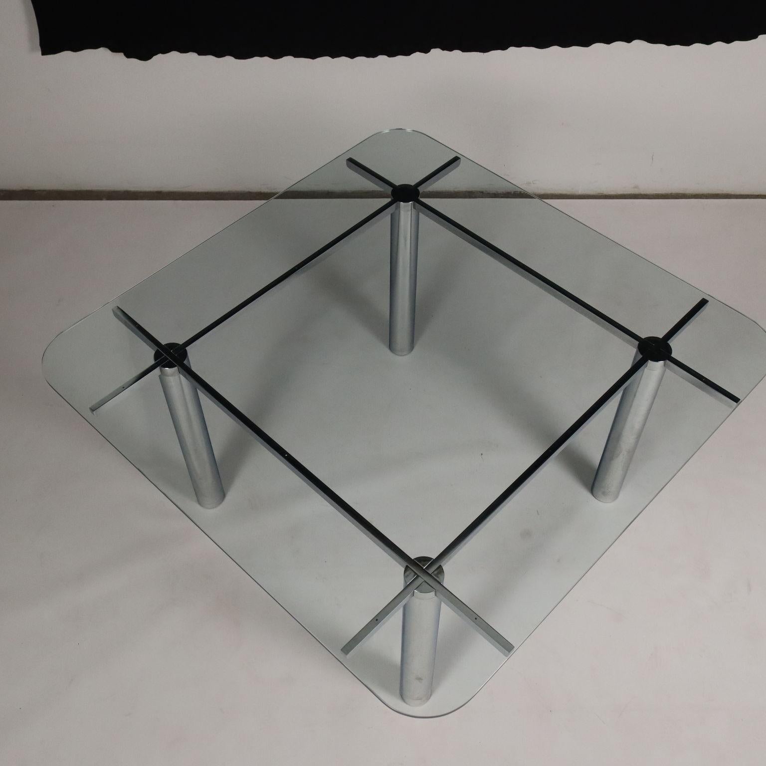 tavolo cristallo design anni 70
