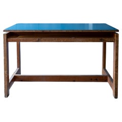 Escritorio de mesa vintage de la villa olímpica de Grenoble, 1968
