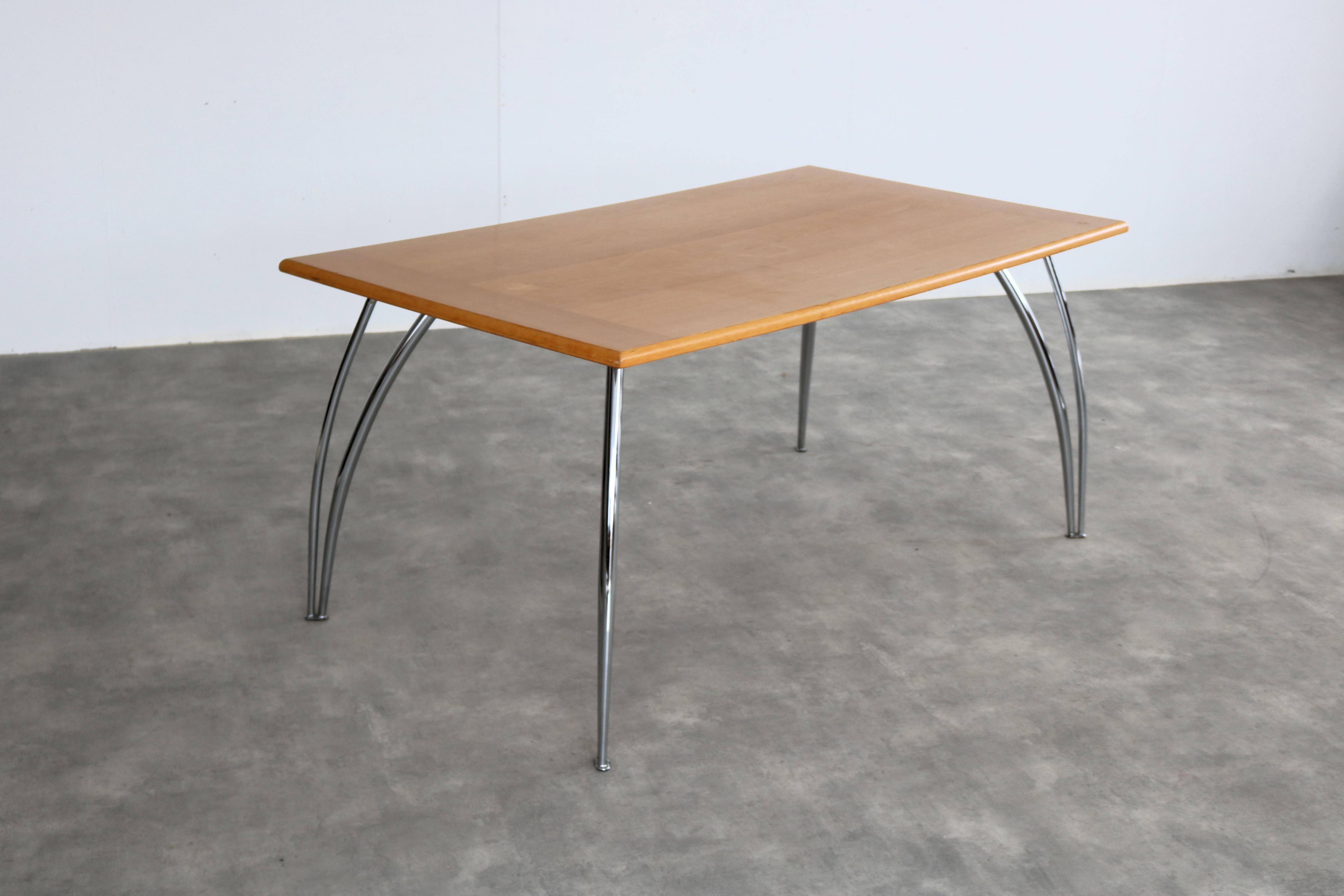 table vintage  table à manger  Effezeta  80s en vente 1