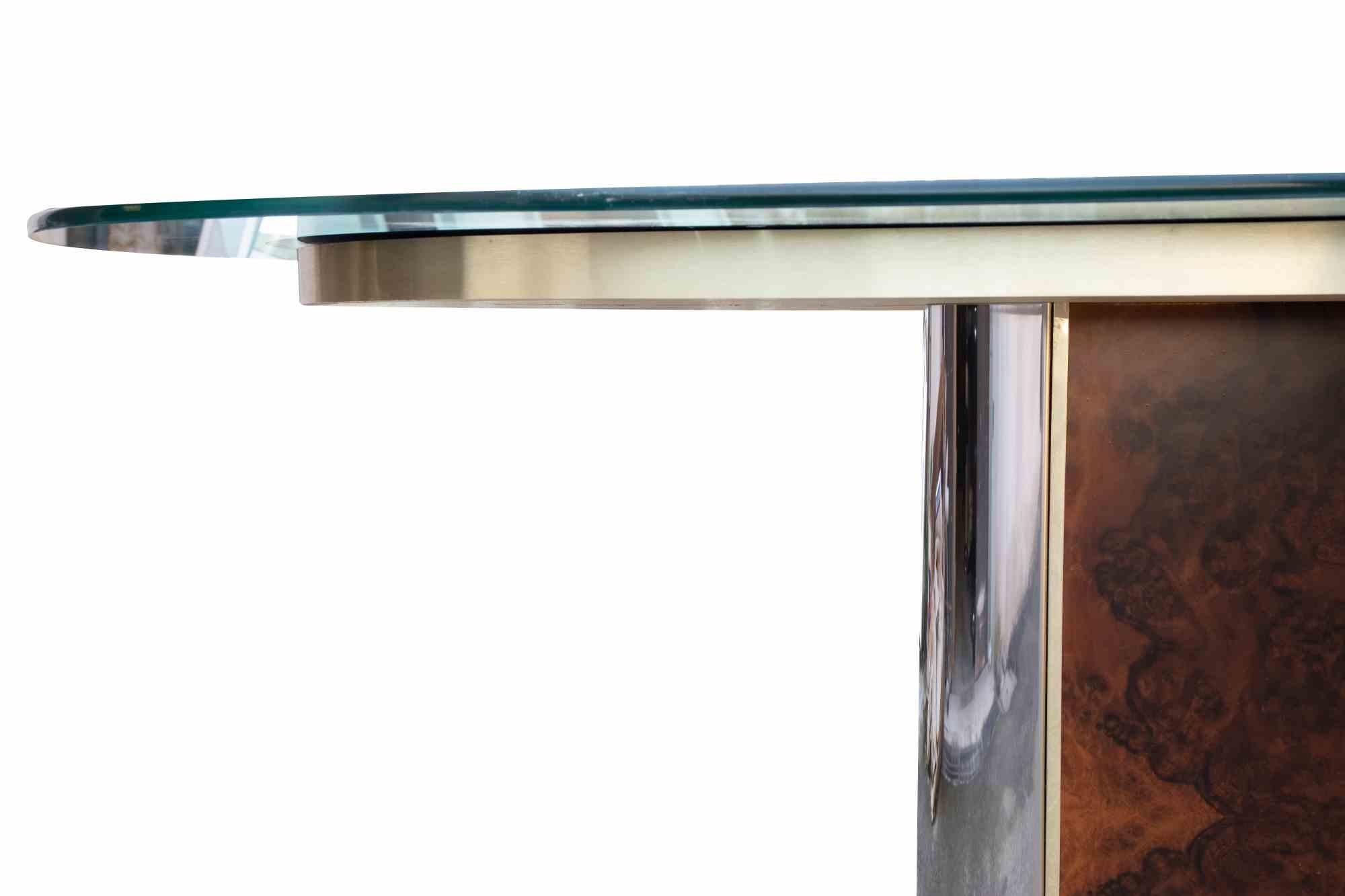 Vintage Table in the Style of Willy Rizzo, Italy, 1970s For Sale 2