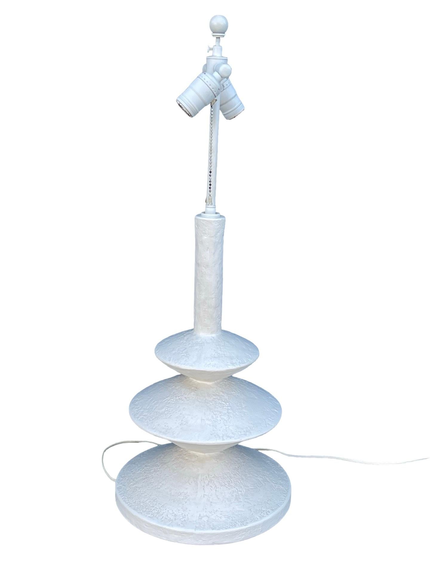 Vintage Table Lamp After Diego Giacometti for Jean Michel Frank, 1970s For Sale 3