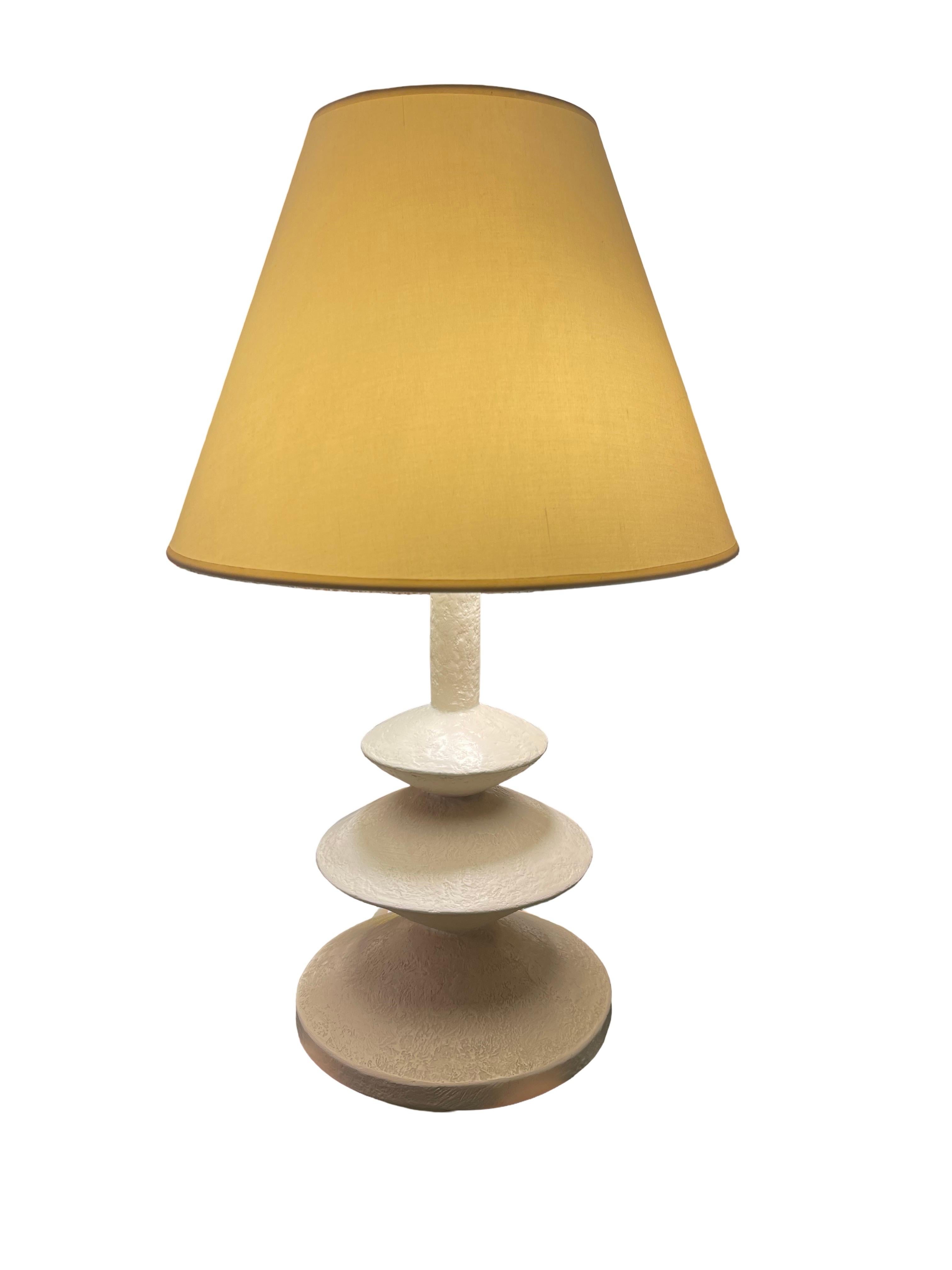 Vintage Table Lamp After Diego Giacometti for Jean Michel Frank, 1970s For Sale 6