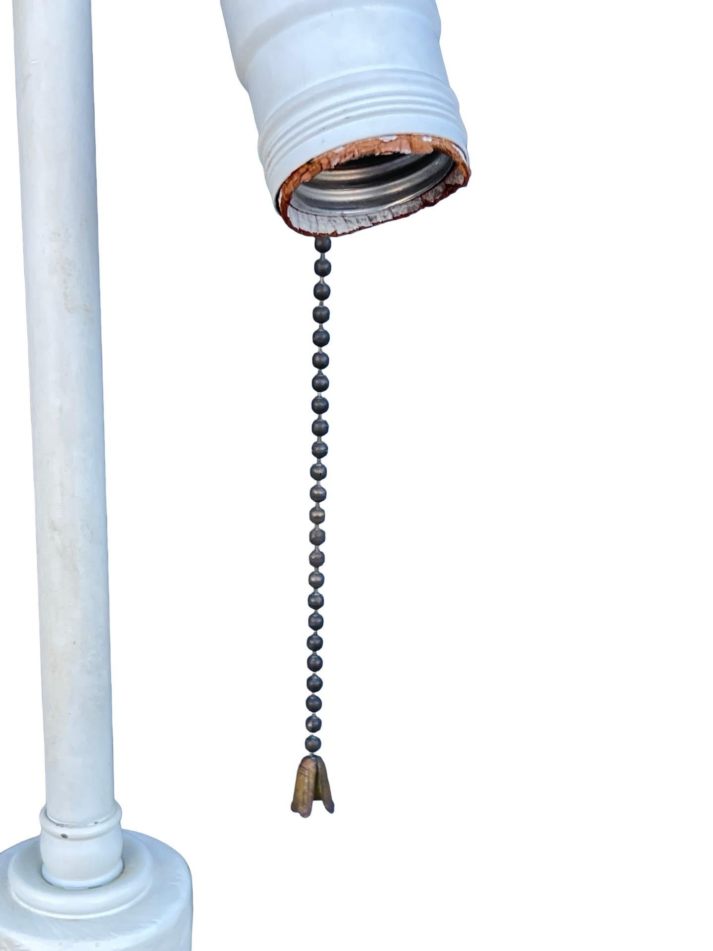 Vintage Table Lamp After Diego Giacometti for Jean Michel Frank, 1970s In Excellent Condition For Sale In Pasadena, CA