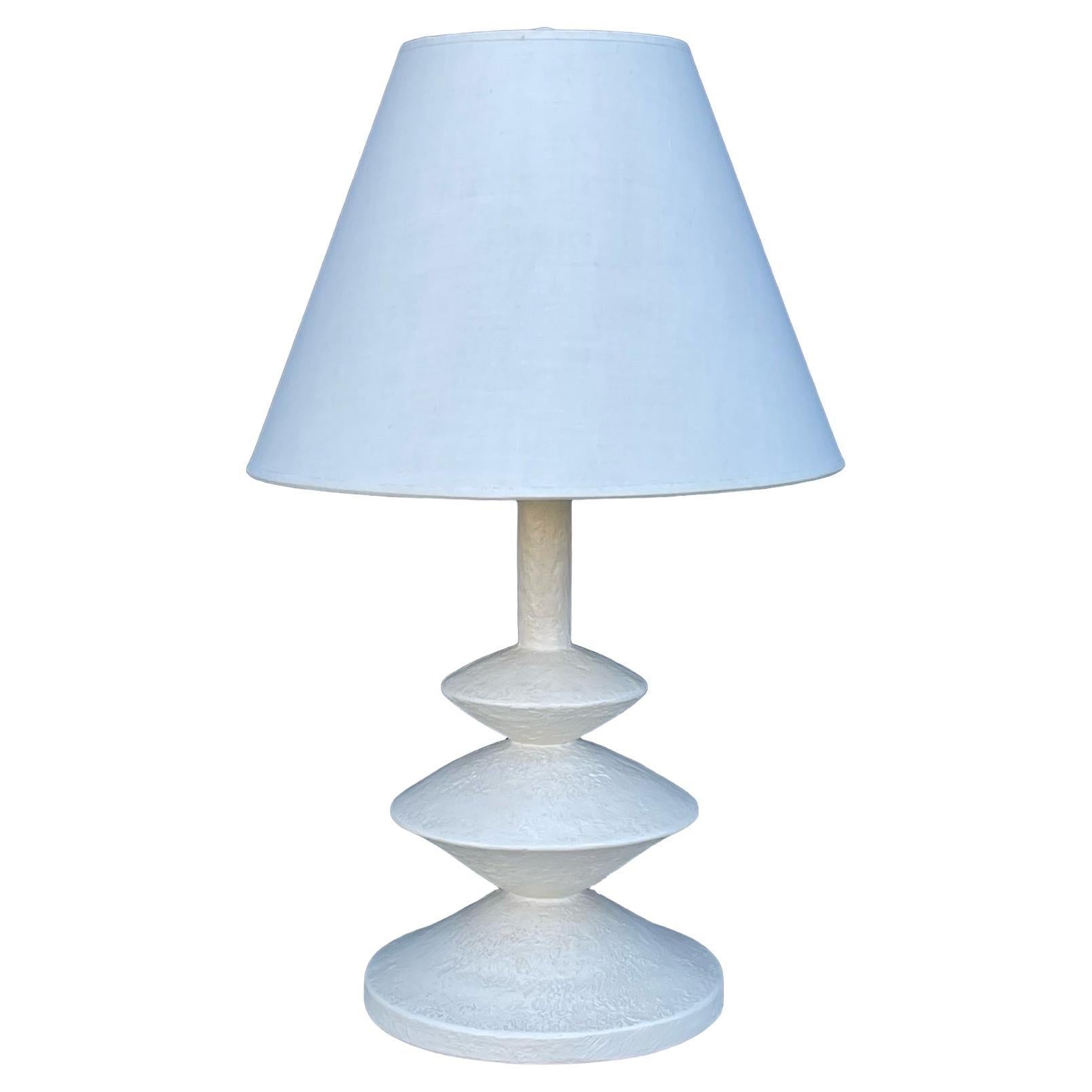 Vintage Table Lamp After Diego Giacometti for Jean Michel Frank, 1970s