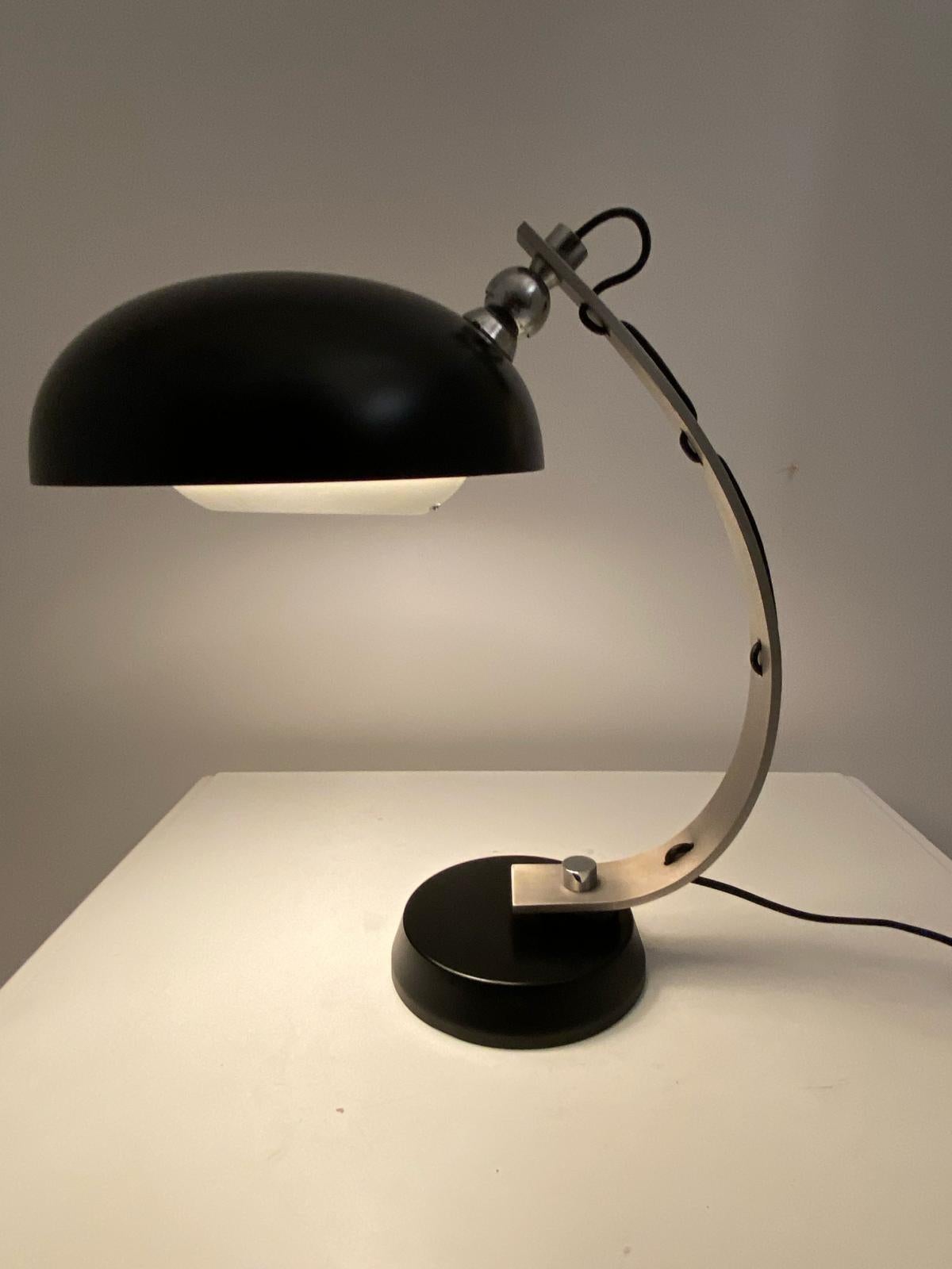 Vintage table lamp, Angelo Lelli for Arredo Luce, Italy 1970s In Good Condition For Sale In Ceglie Messapica, IT