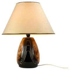 Vintage Table Lamp Art Déco Style, Italy, 1970s