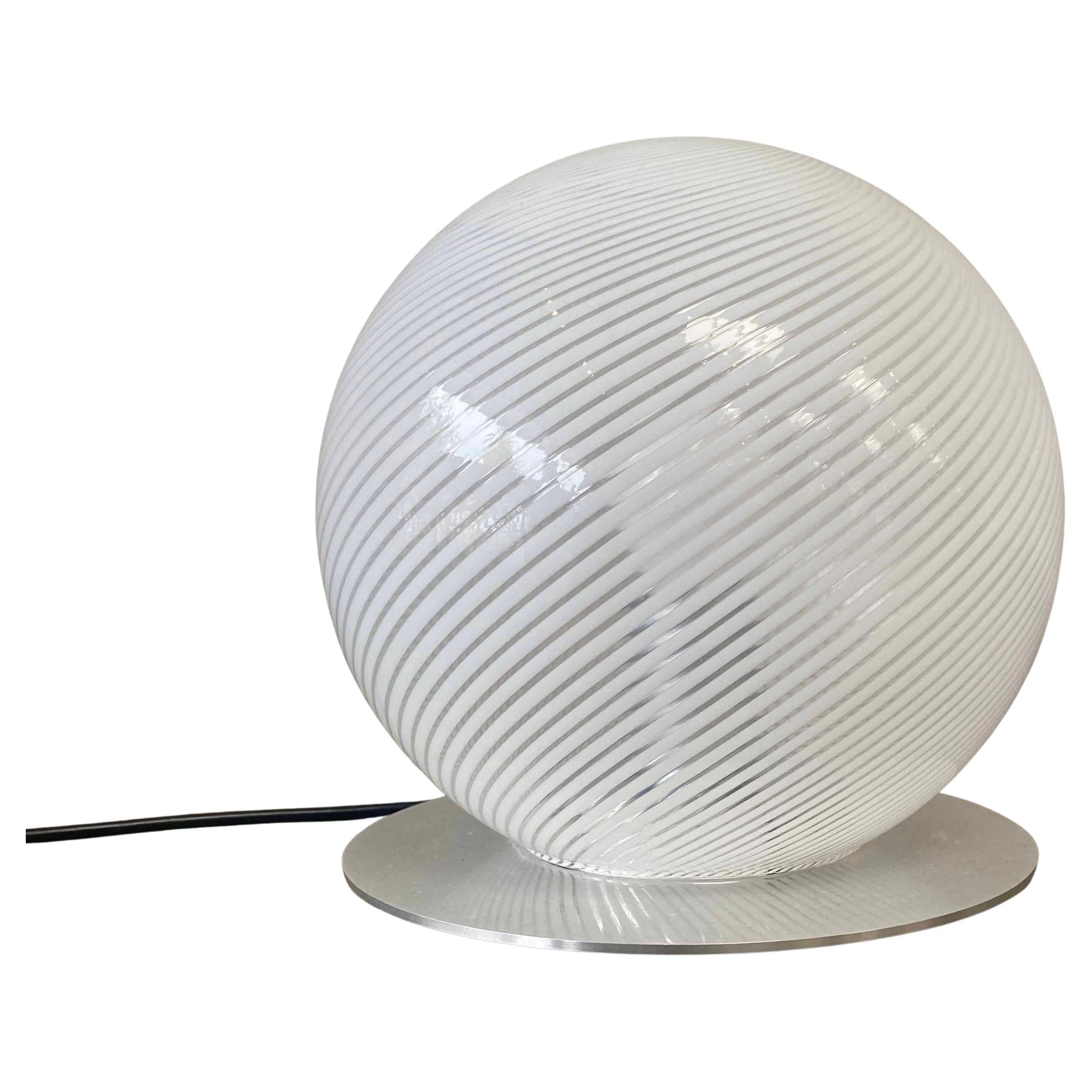 Lampe de table vintage attribuée à Venini, Italie, années 1970 en vente