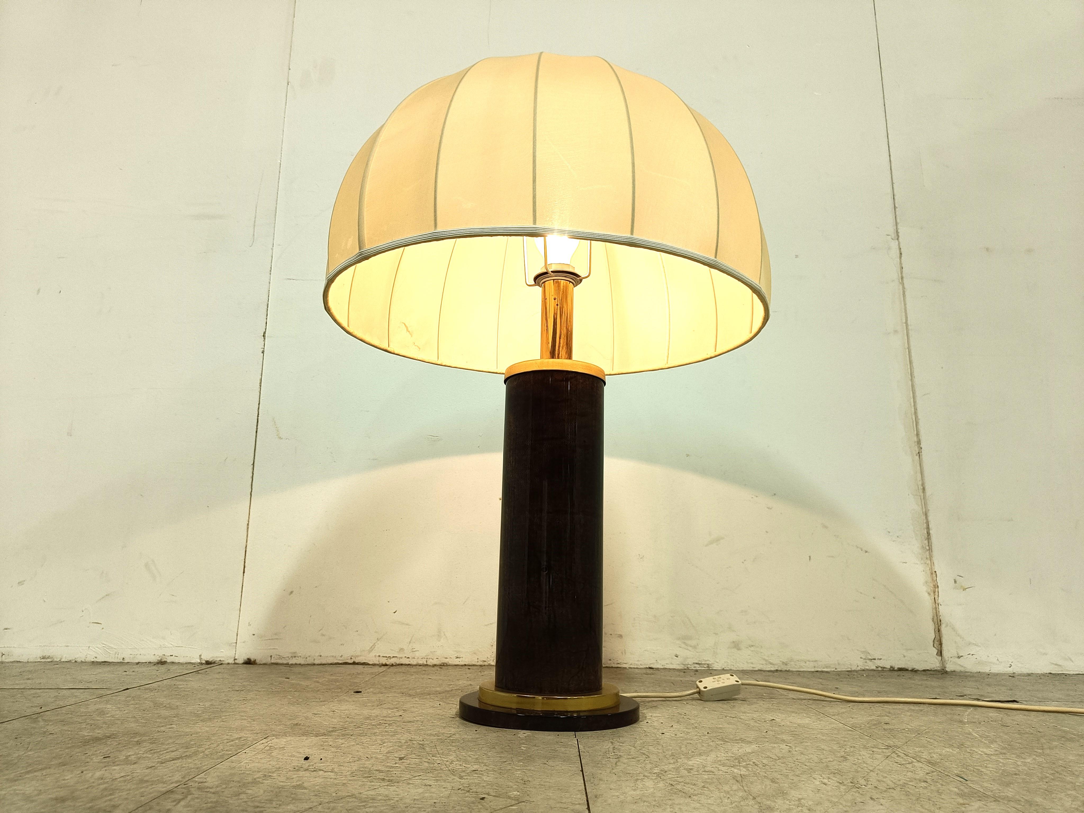 Vintage table lamp by Aldo tura, 1960s 1
