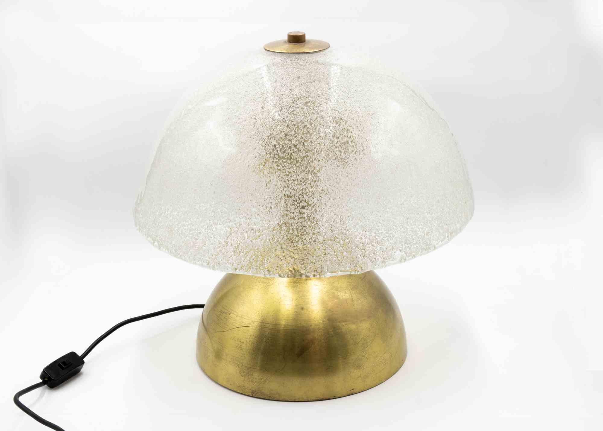 Italiano Lampada da tavolo vintage di Angelo Brotto, Italia, anni '50