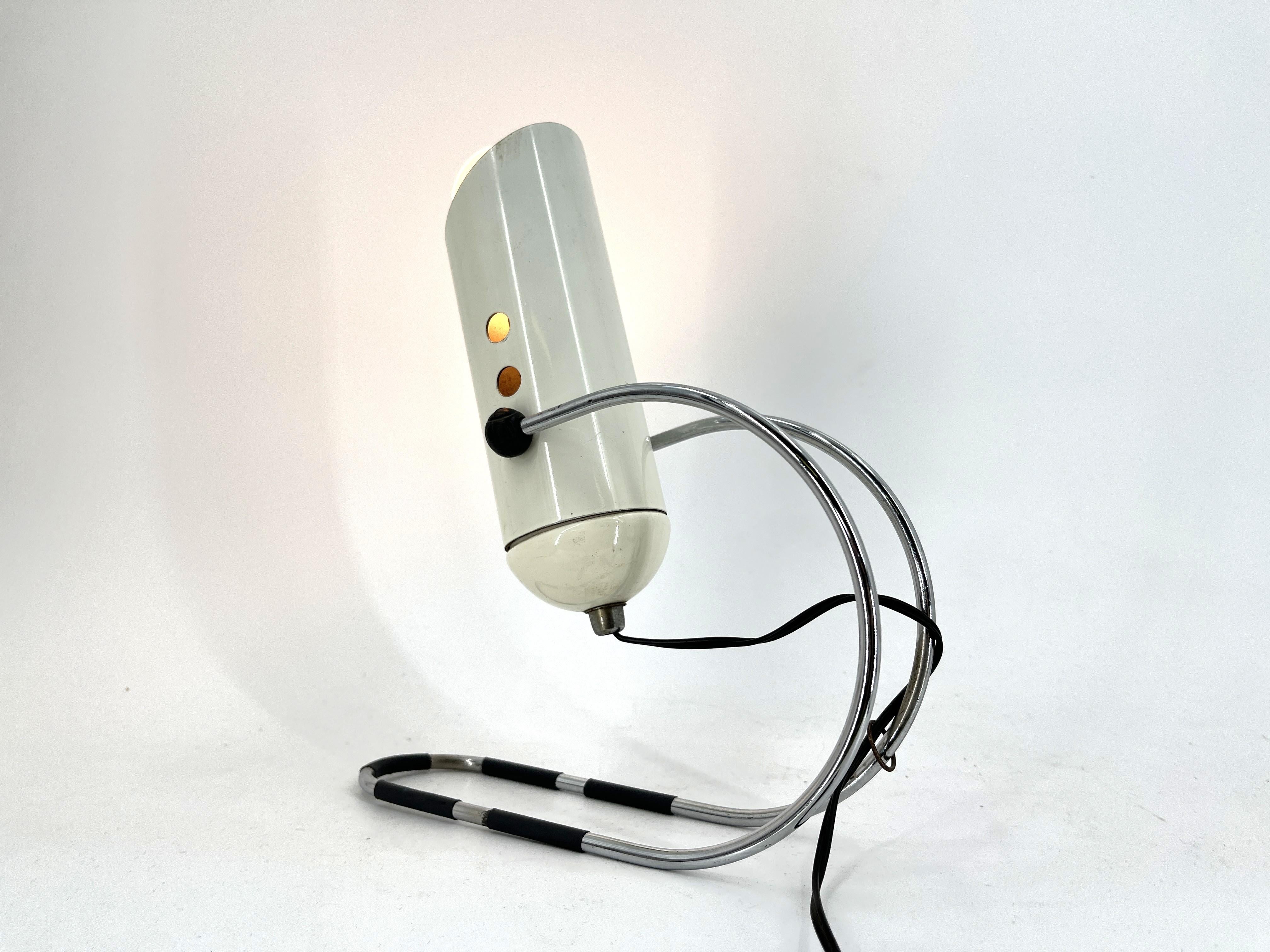 Lampe de table vintage par Angelo Lelli pour Lightolier, 1970 en vente 3