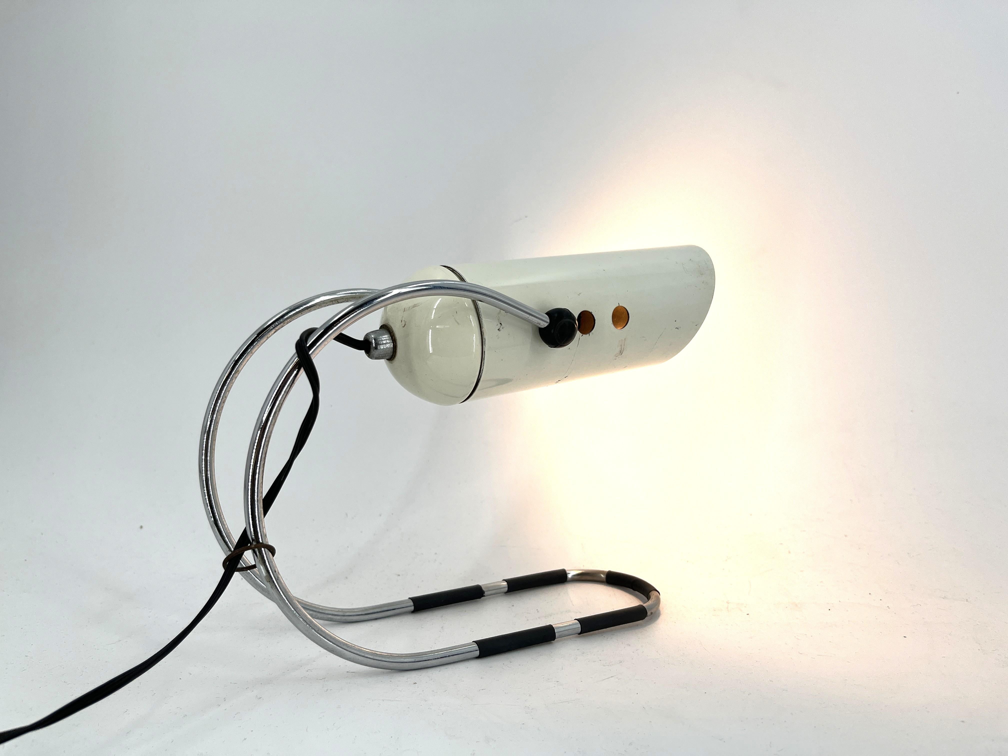 Lampe de table vintage par Angelo Lelli pour Lightolier, 1970 en vente 5