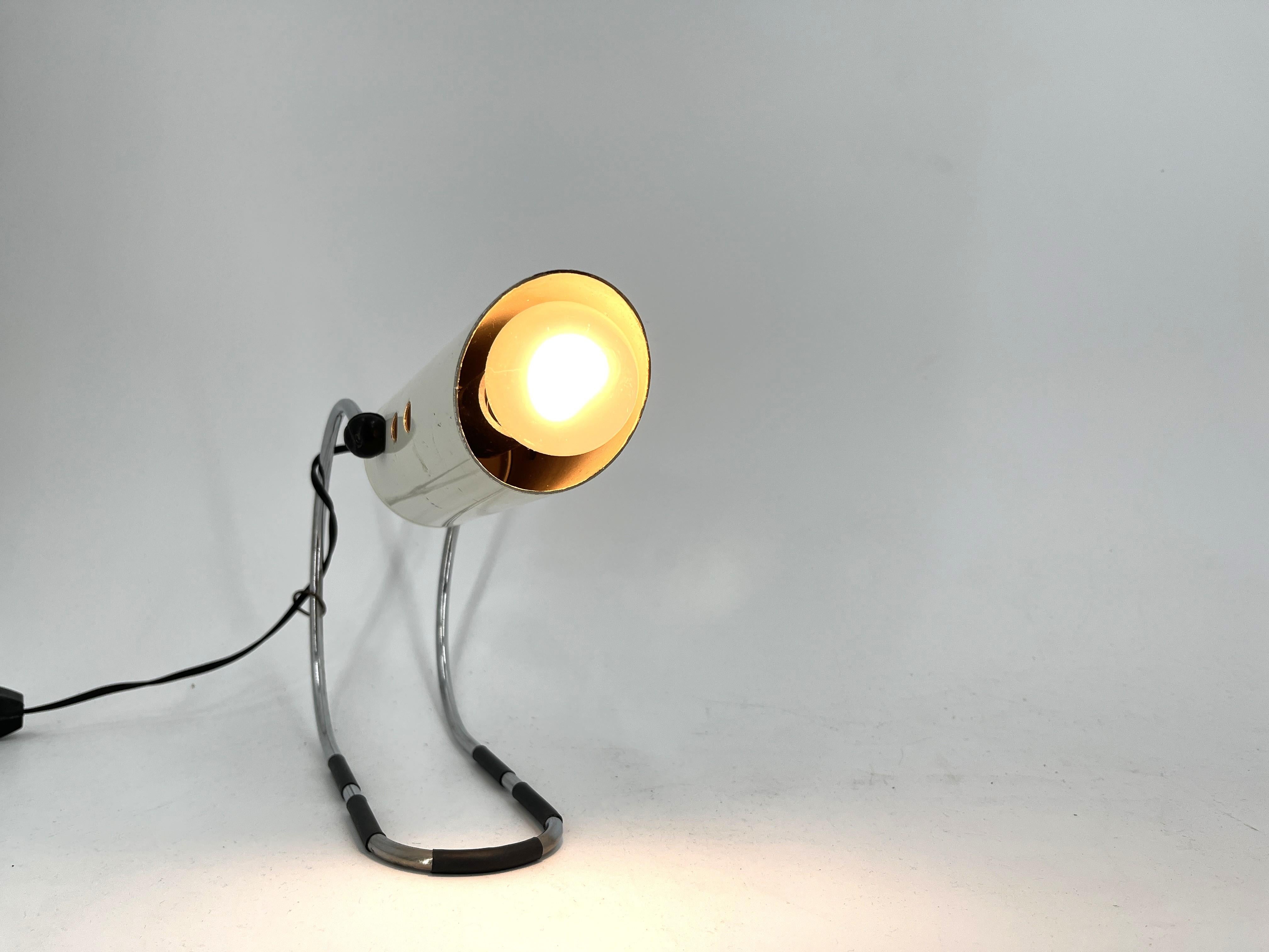 Lampe de table vintage par Angelo Lelli pour Lightolier, 1970 en vente 6