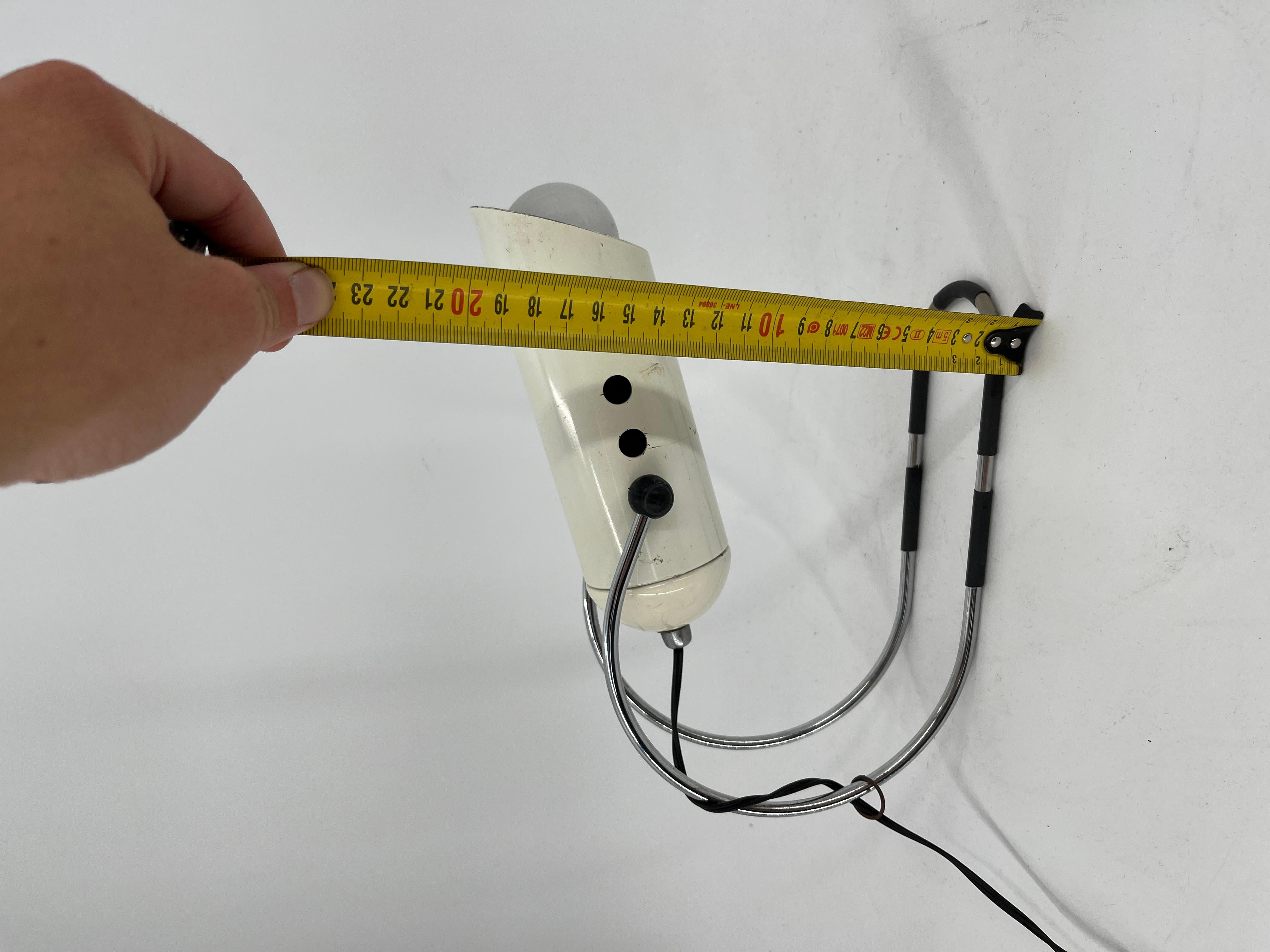 italien Lampe de table vintage par Angelo Lelli pour Lightolier, 1970 en vente