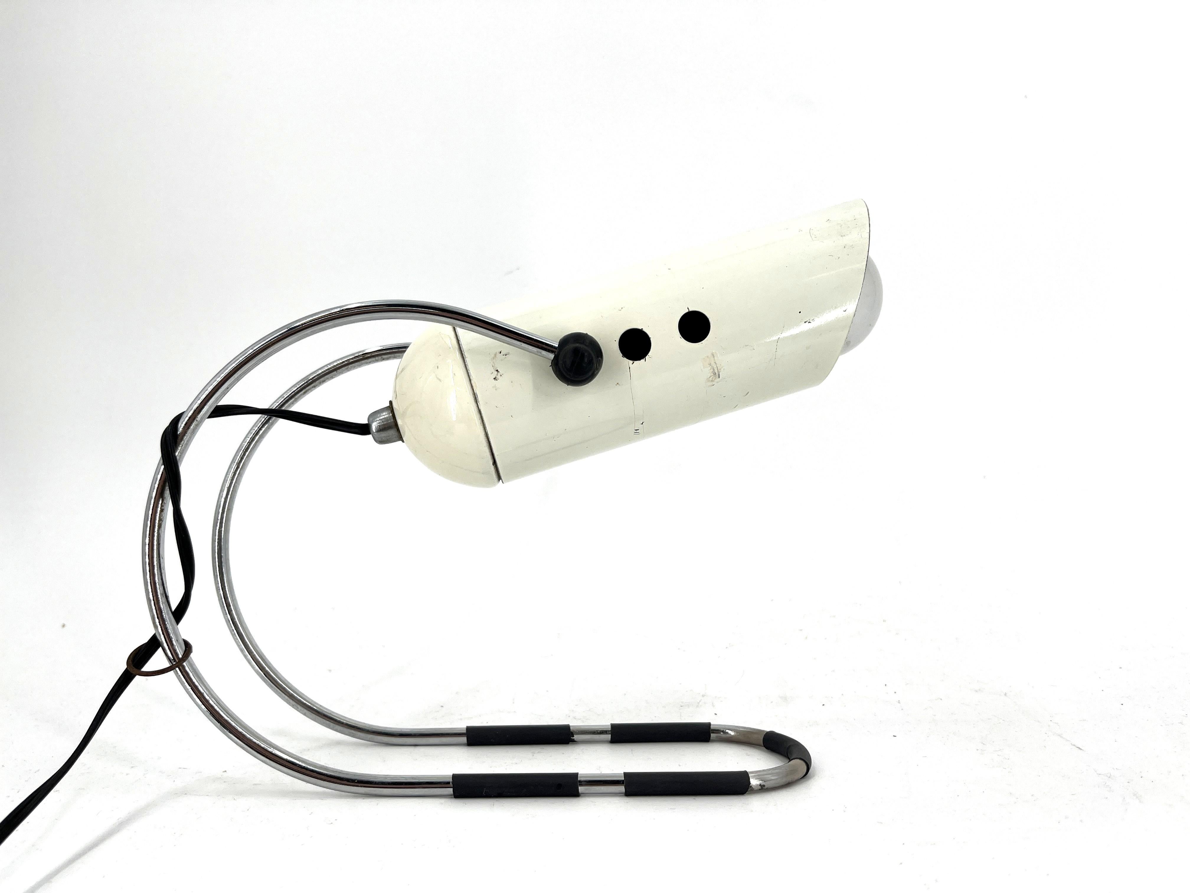 Lampe de table vintage par Angelo Lelli pour Lightolier, 1970 Bon état - En vente à Leuven, Vlaams Gewest