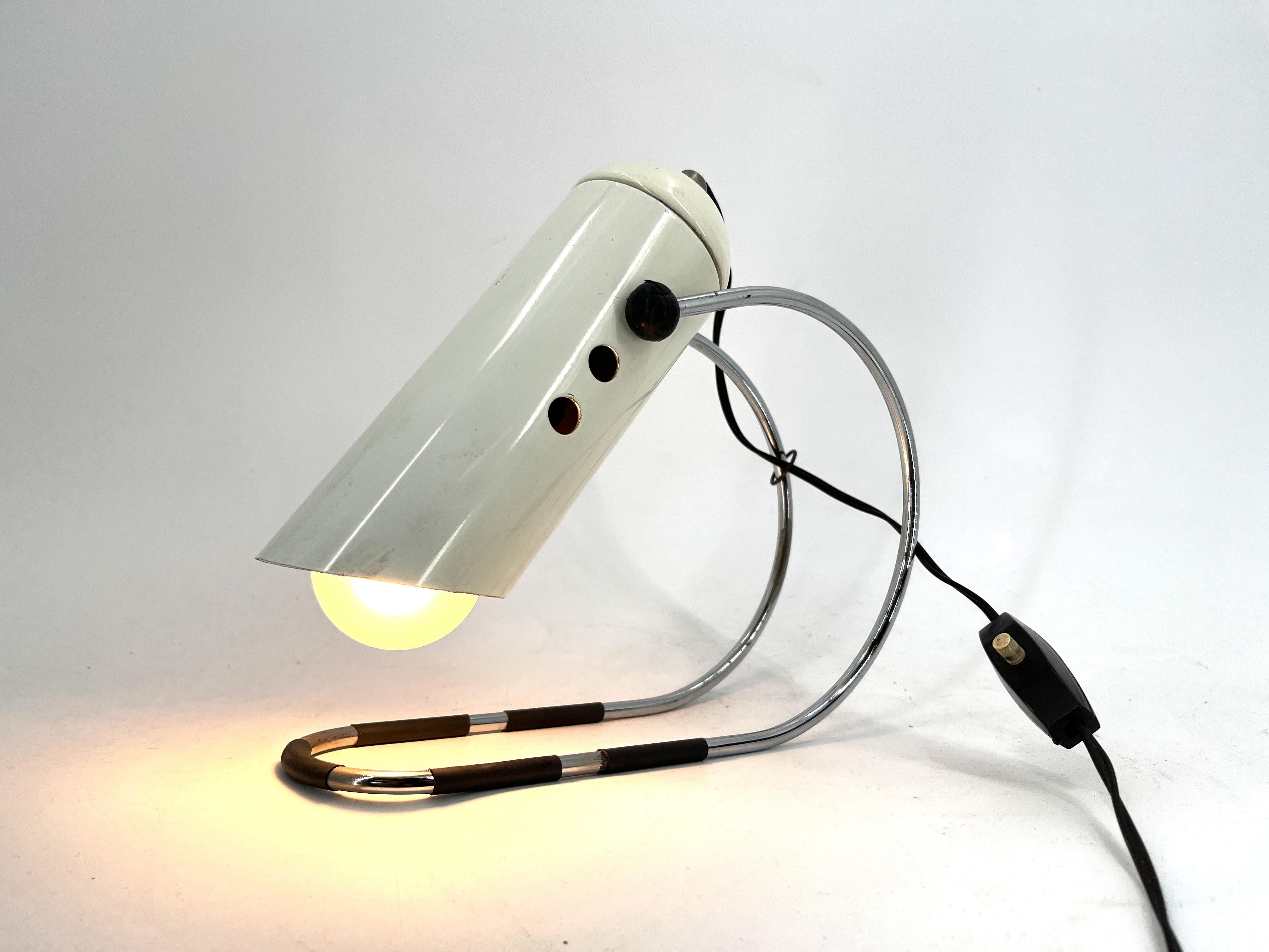 Lampe de table vintage par Angelo Lelli pour Lightolier, 1970 en vente 2