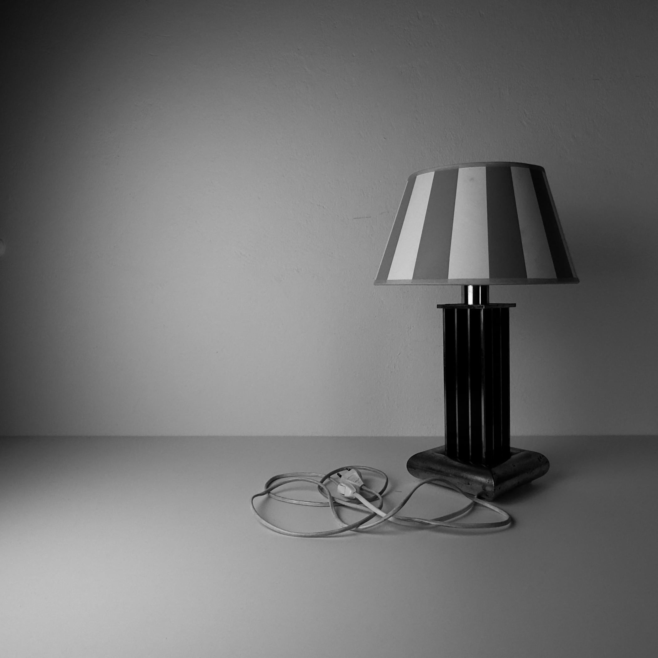 Vintage table lamp by AV Vikić, Yugoslavia 1980s For Sale 4
