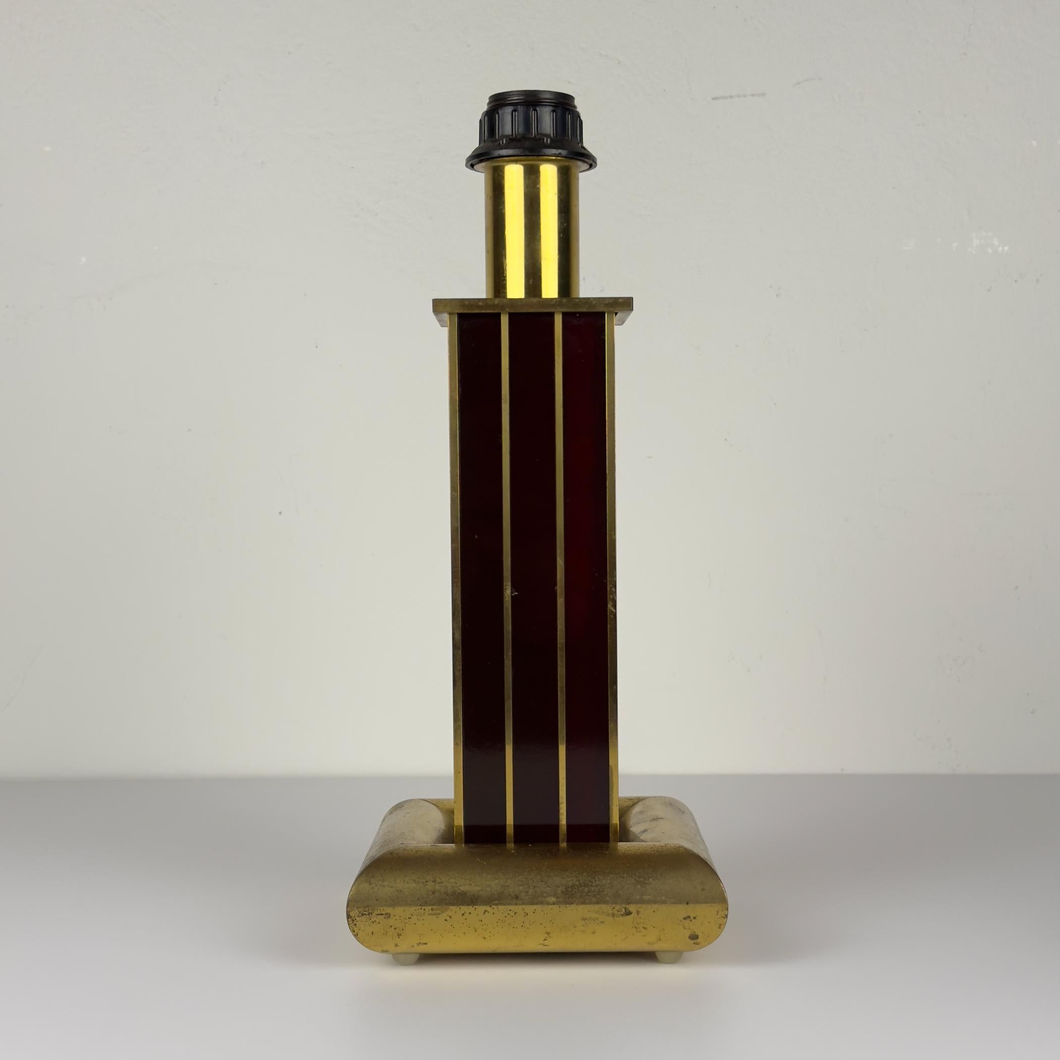 Vintage table lamp by AV Vikić, Yugoslavia 1980s For Sale 5