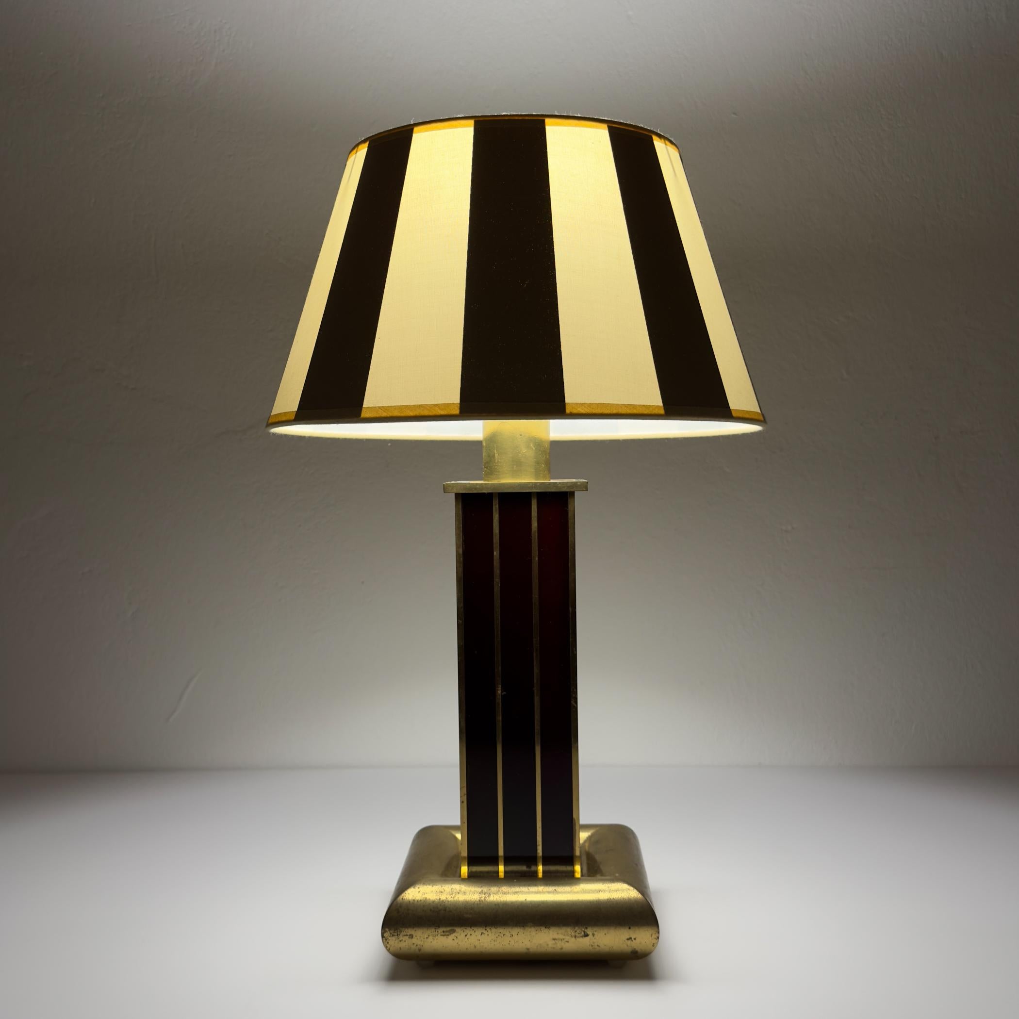 Very beautiful and stylish table lamp. Made in the 80s of the last century in Yugoslavia at the Croatian factory 