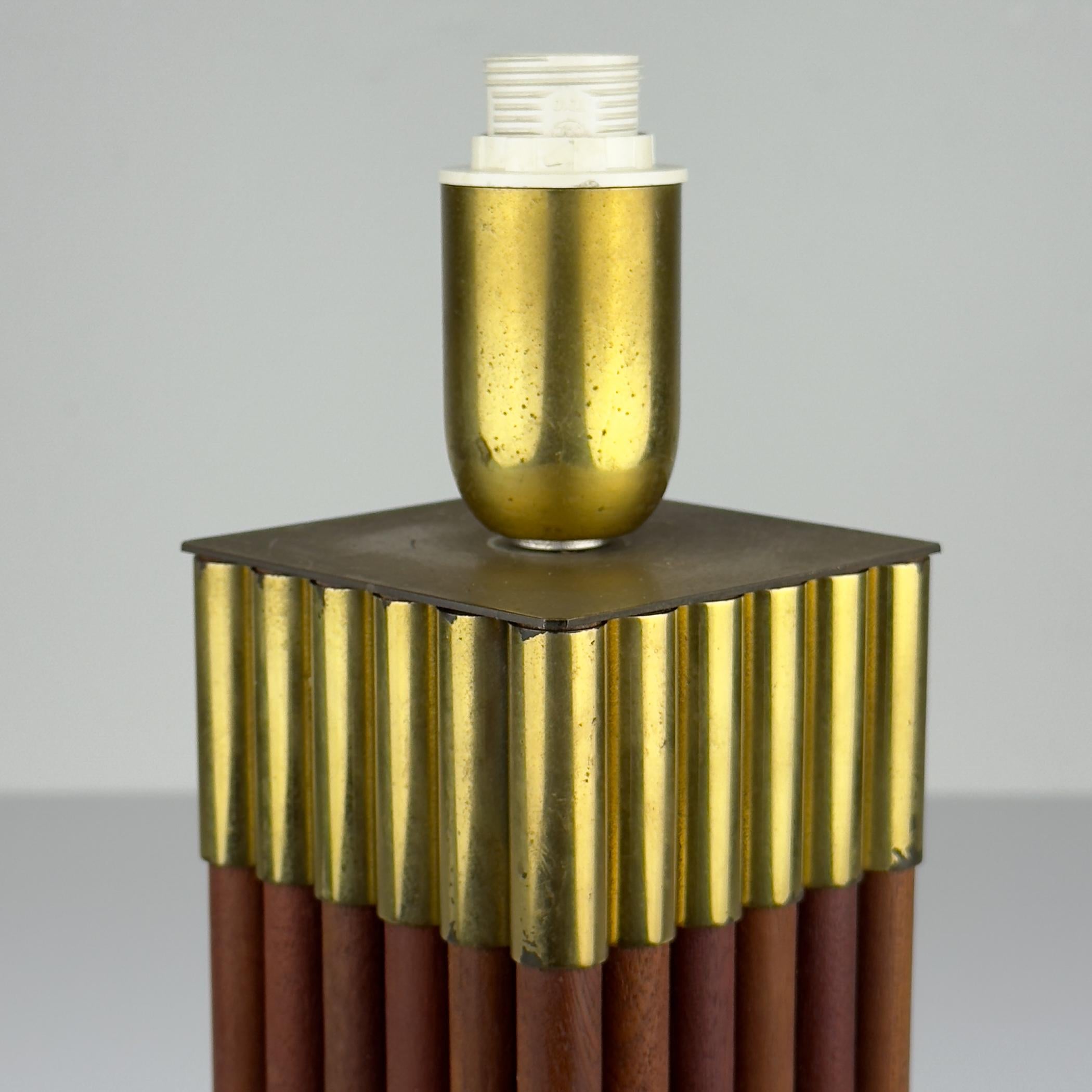 Vintage table lamp by AV Vikić, Yugoslavia 1980s Moderno de mediados de siglo en venta