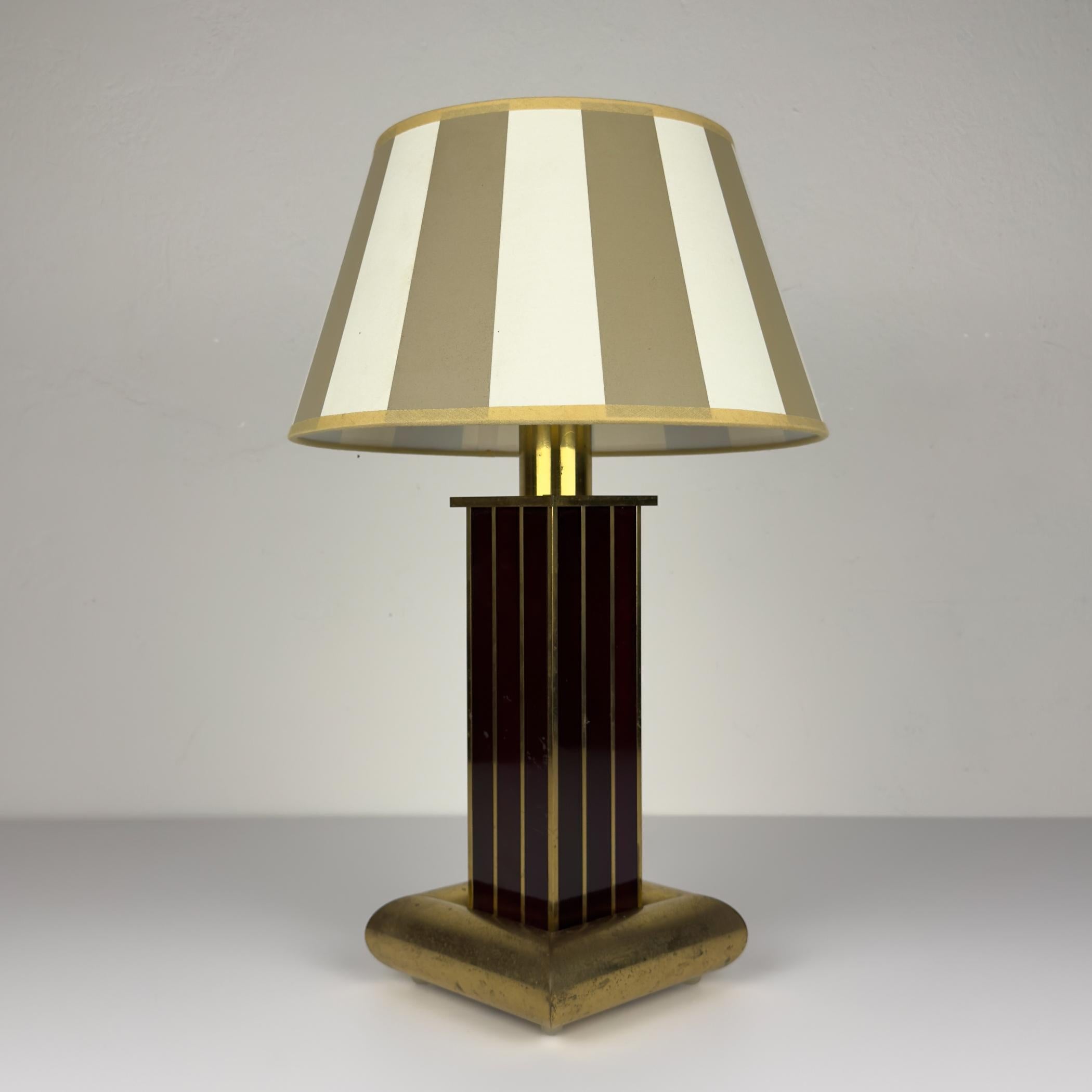 Croatian Vintage table lamp by AV Vikić, Yugoslavia 1980s For Sale