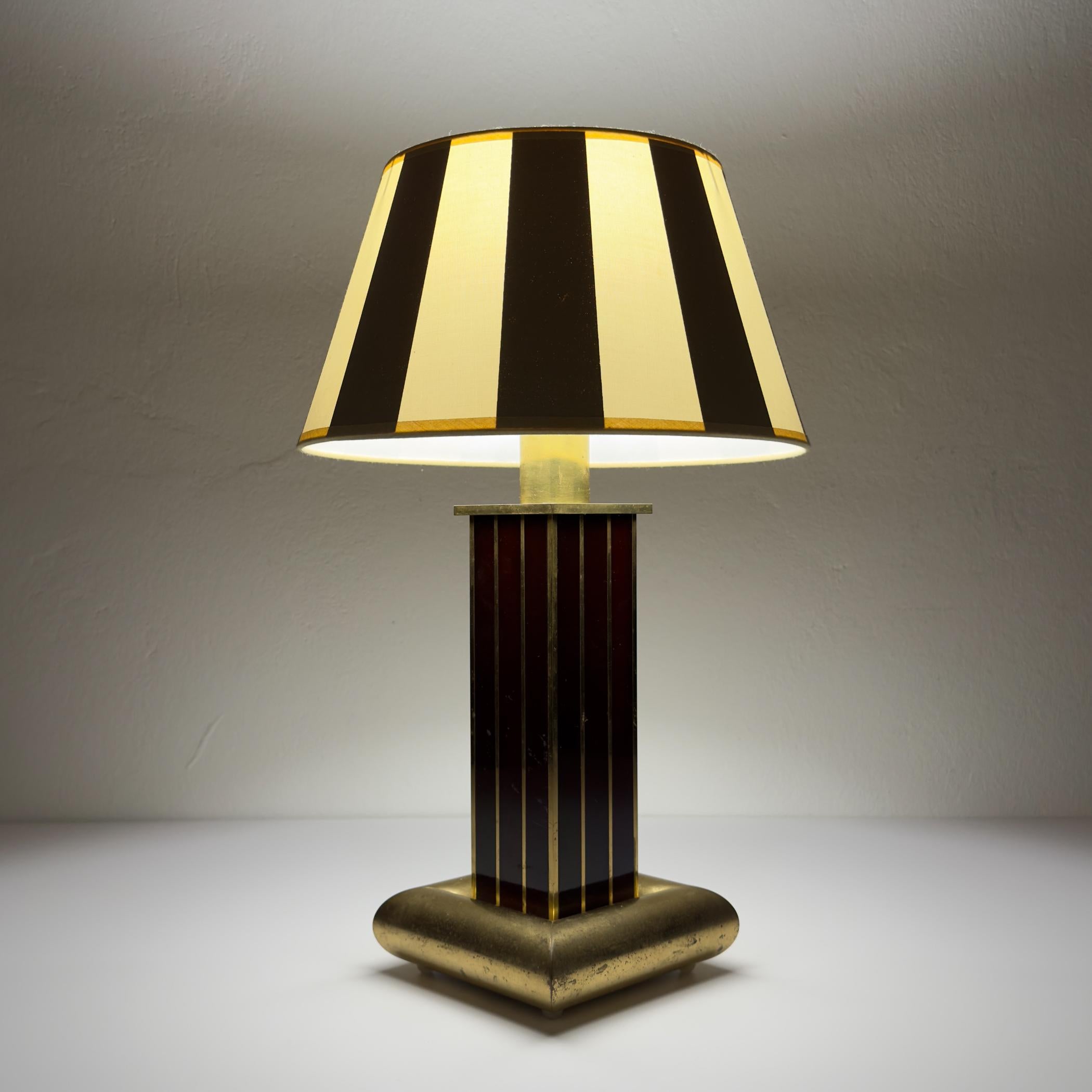 Vintage table lamp by AV Vikić, Yugoslavia 1980s In Good Condition For Sale In Miklavž Pri Taboru, SI