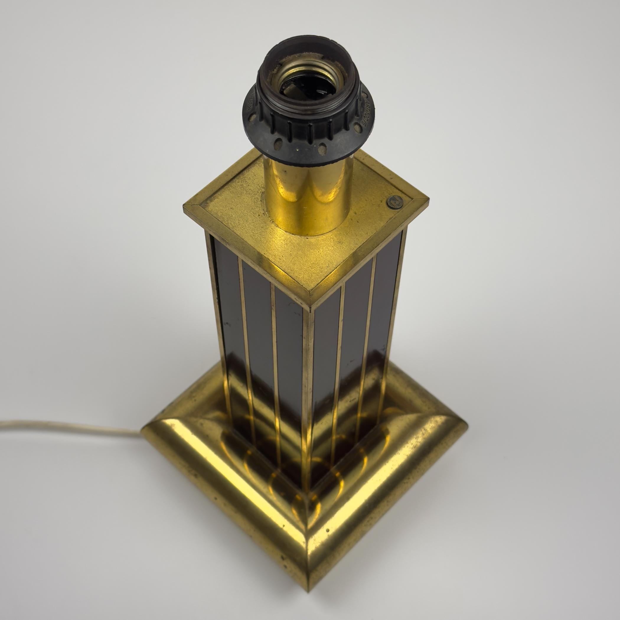 Vintage table lamp by AV Vikić, Yugoslavia 1980s For Sale 2