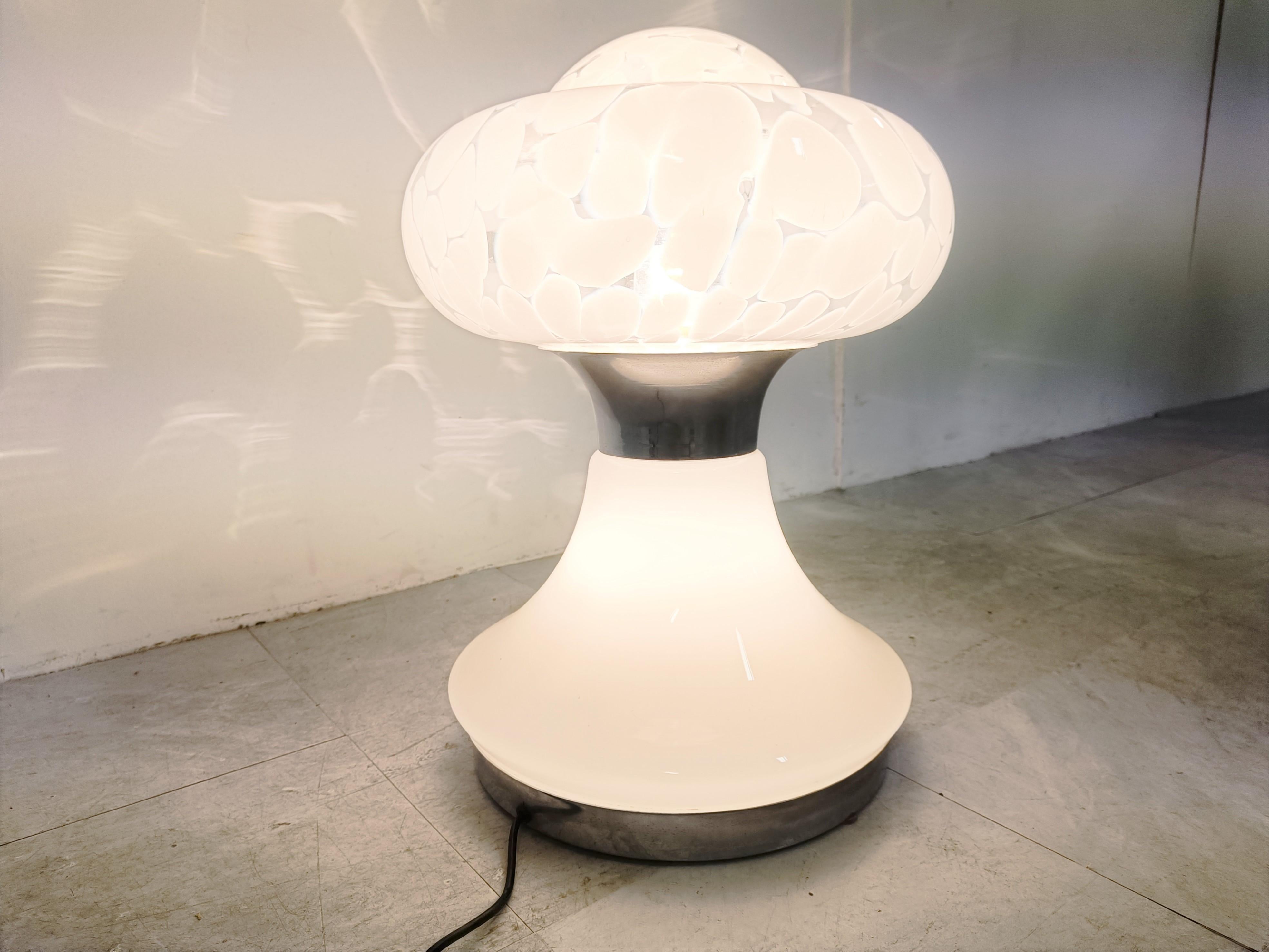 Vintage Table Lamp by Carlo Nason for Mazzega, 1960s For Sale 4