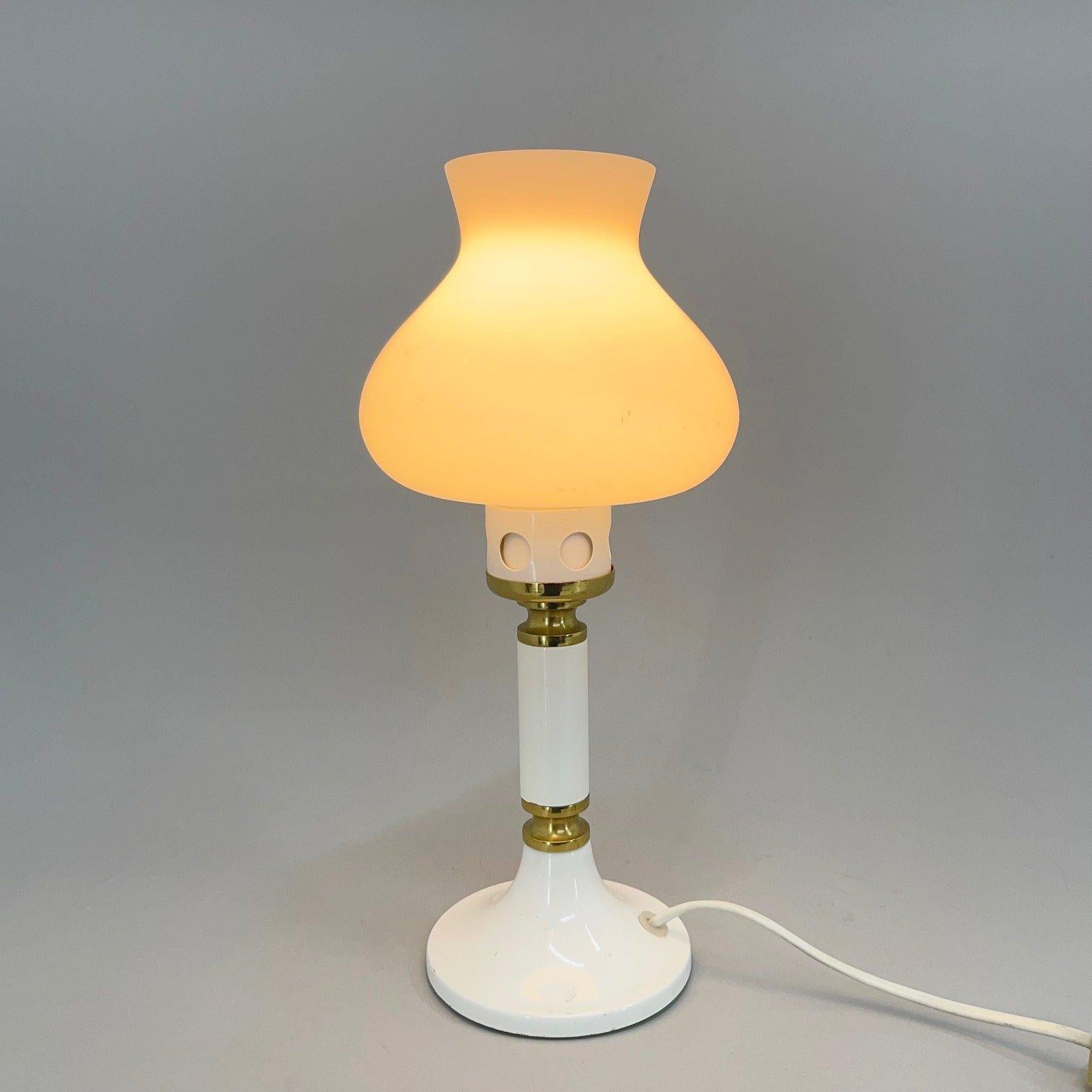 Mid-Century Modern Vintage Table Lamp by Drukov in Czechoslovakia, 1970's For Sale