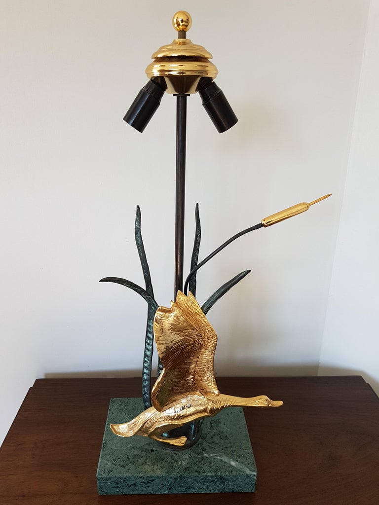 Metal Vintage Table Lamp by L. Galeotti, 1970s For Sale