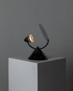 Vintage Table Lamp by Lamperti Model Sestante Memphis Design Italy, 1980s