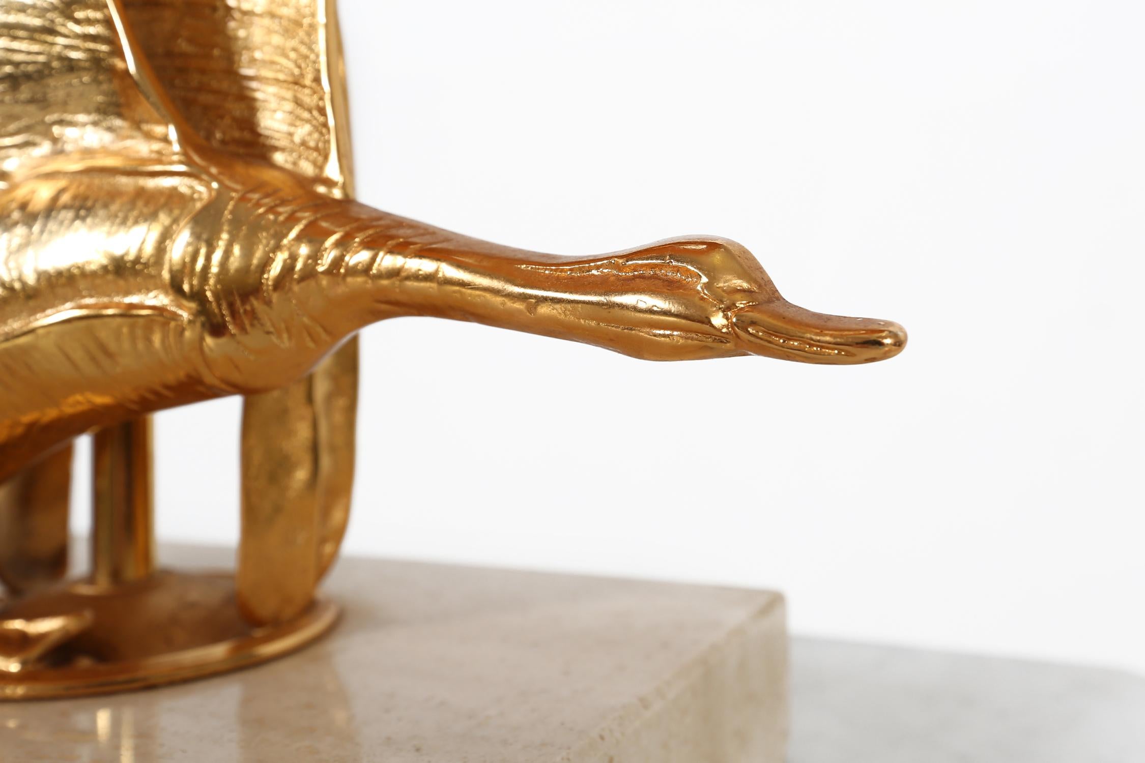 Brass Vintage Table Lamp by Lanciotto Galeotti, Italy ca. 1970 For Sale