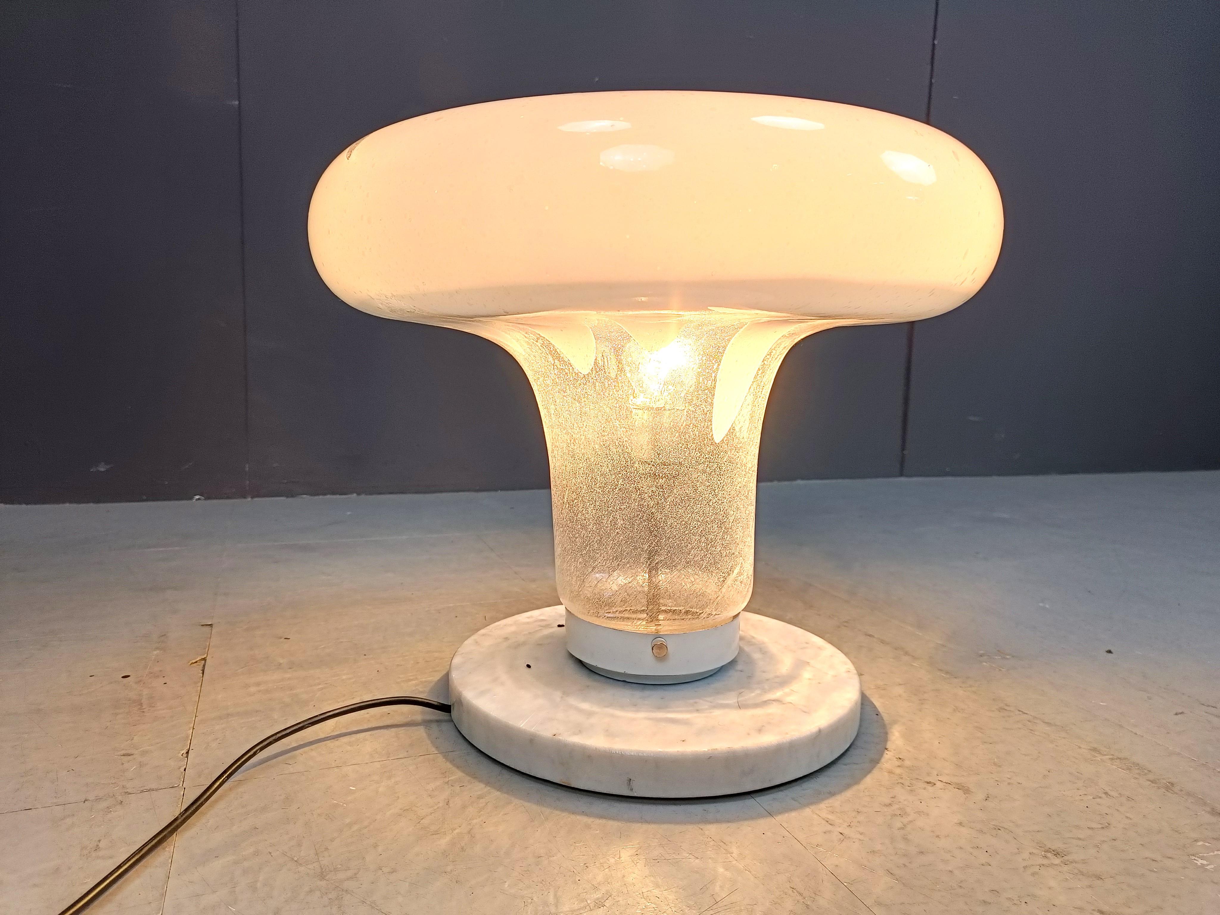 Lampada da tavolo vintage di Mazzega, anni '60 In condizioni buone a Leuven, Vlaams Gewest