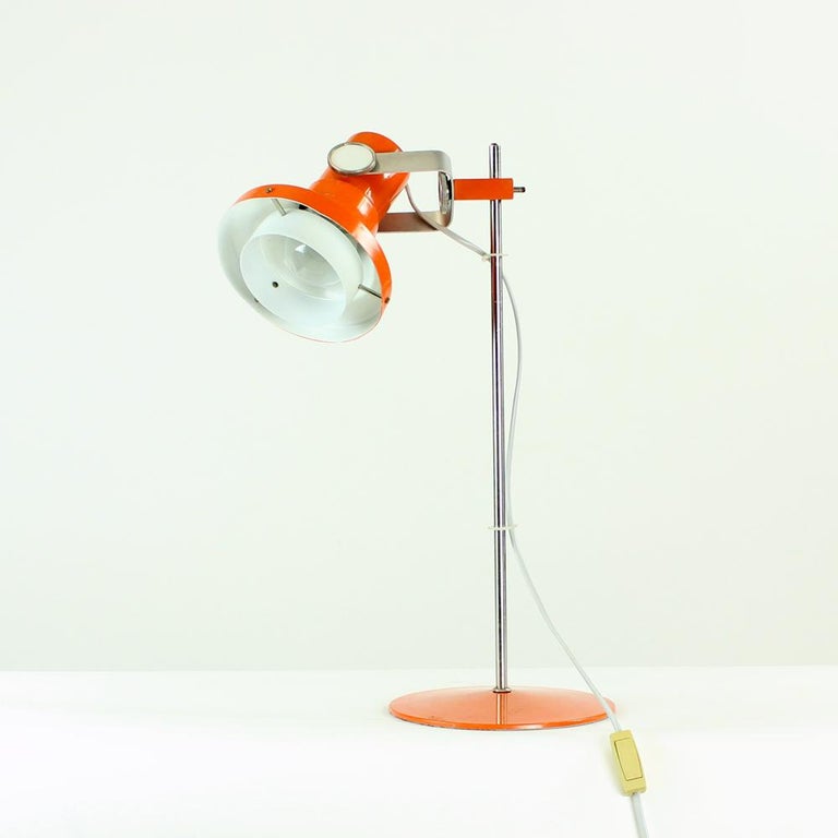 Vintage Table Lamp By Pavel Grus For Kamenický šenov, Czechoslovakia, 1960's In Good Condition For Sale In Zohor, SK