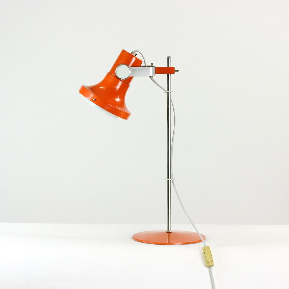 Mid-20th Century Vintage Table Lamp By Pavel Grus For Kamenický šenov, Czechoslovakia, 1960's For Sale