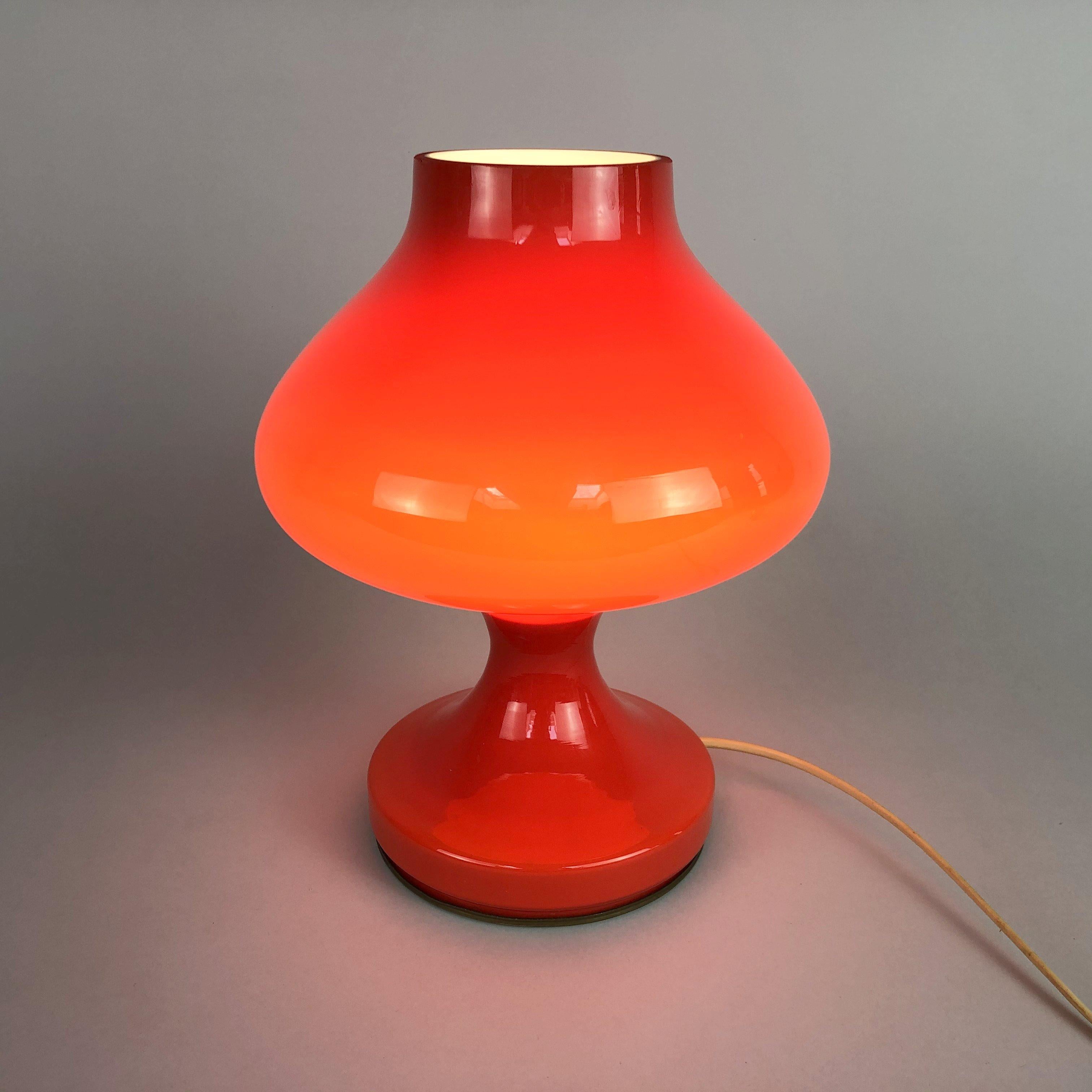 Vintage Table Lamp by Stepan Tabera for OPP Jihlava, Czechoslovakia, 1970s In Good Condition In Praha, CZ
