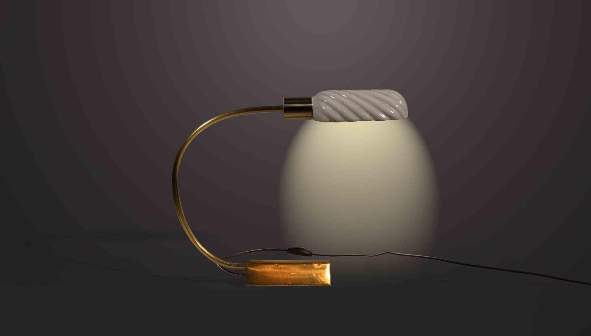 Lampe de bureau vintage par Tommaso Barbi, Italie, années 1970 Bon état - En vente à Roma, IT