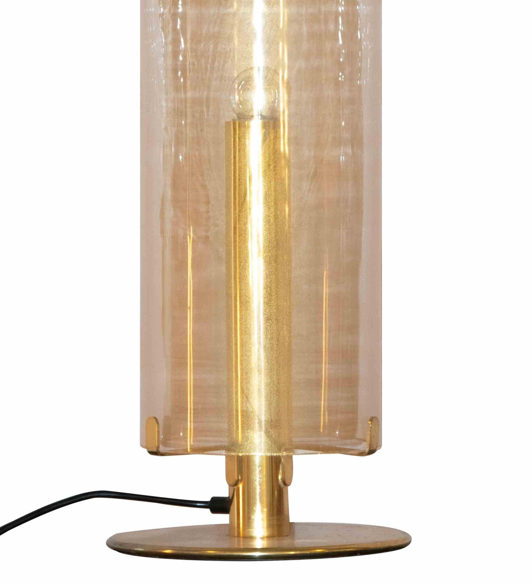 Vintage Table Lamp Attributed to Venini, Italy, 1960s In Good Condition In Roma, IT