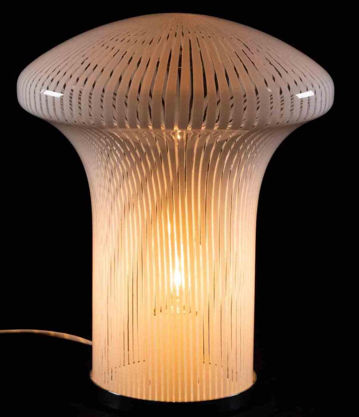 Beveled Vintage Table Lamp by Venini, Italy 1970s