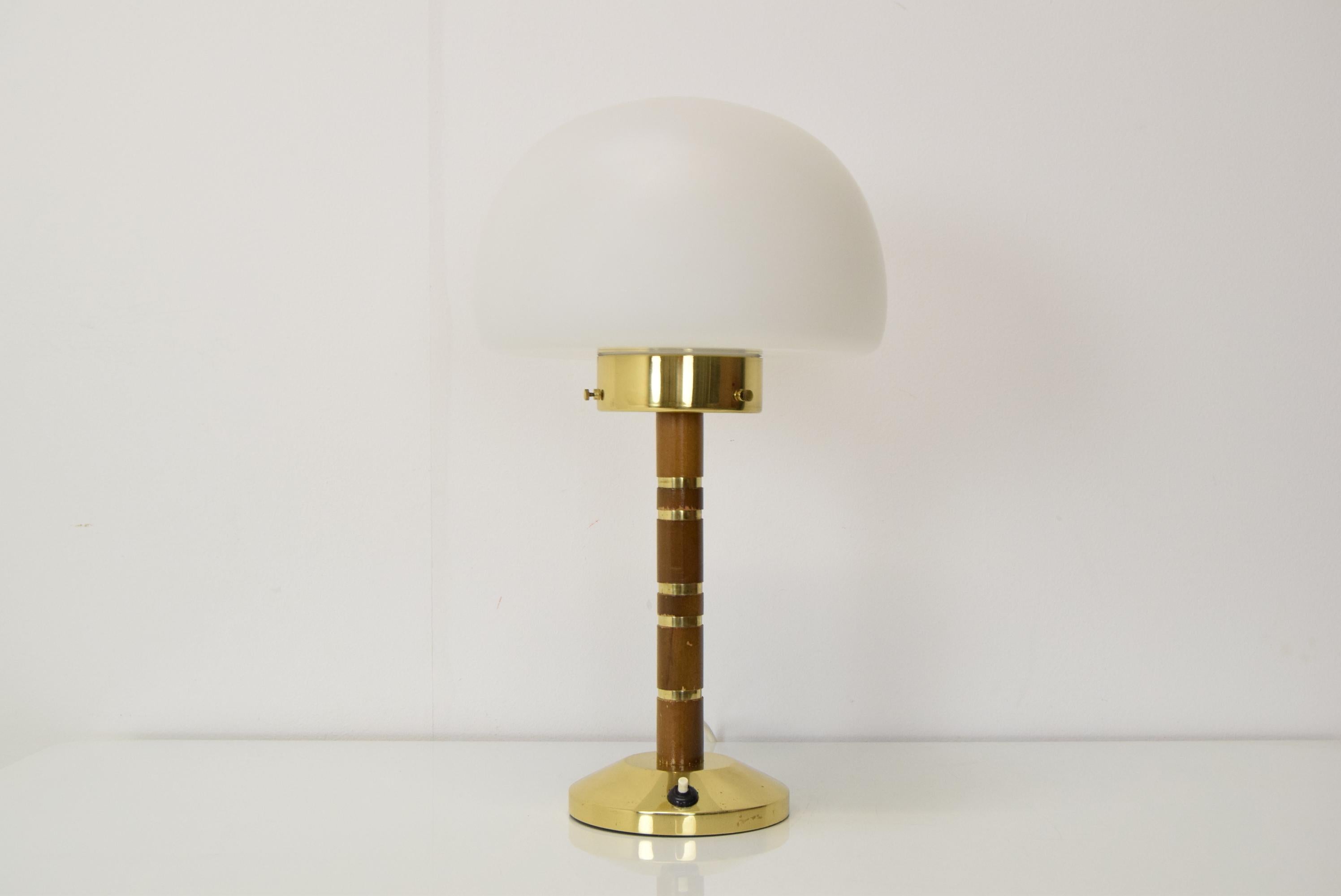 Mid-Century Modern Vintage Table Lamp Designed by Jaroslav Bejvl for Lidokov, 1960's. 