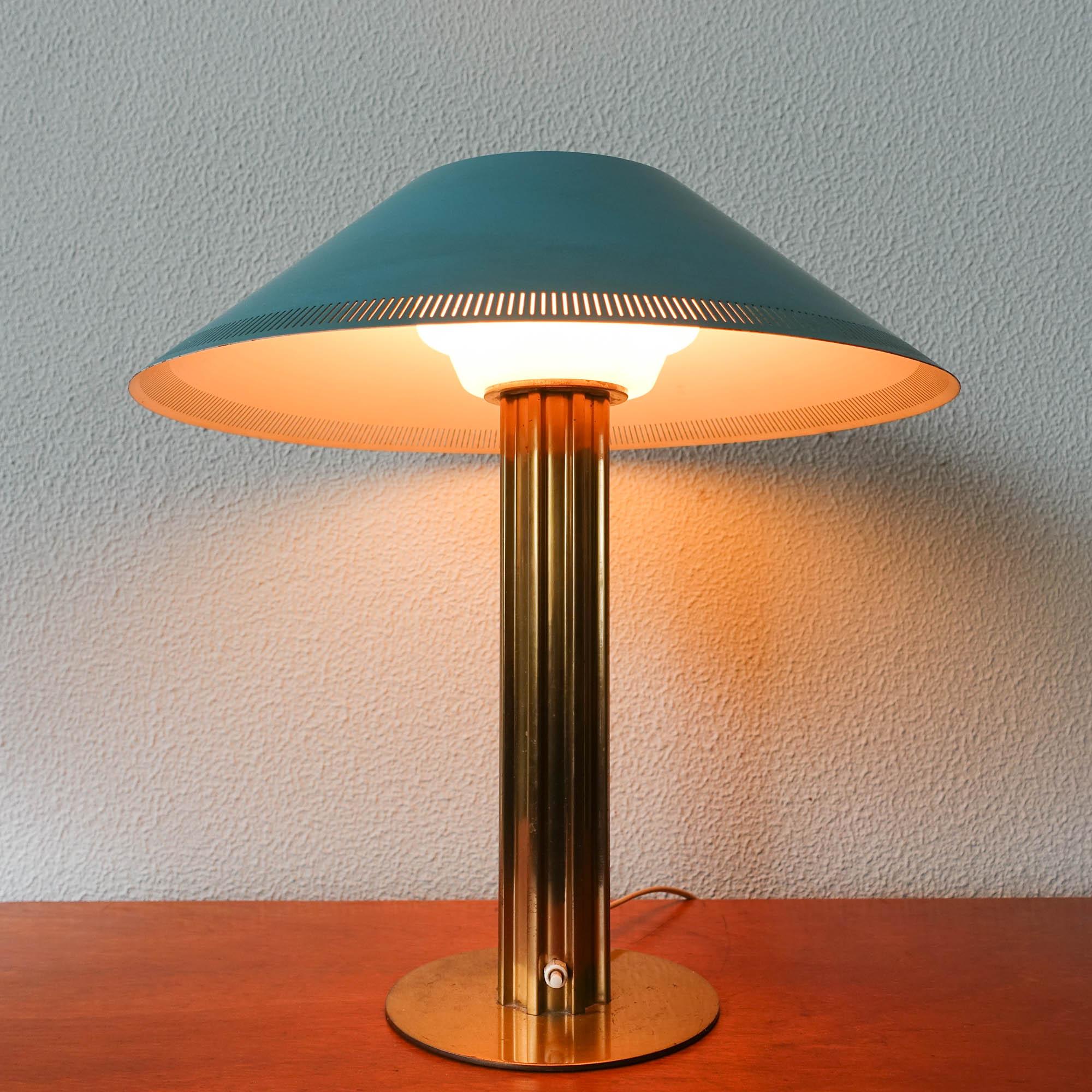 Mid-Century Modern Vintage Table Lamp from Bent Karlby for Lyfa, 1950's