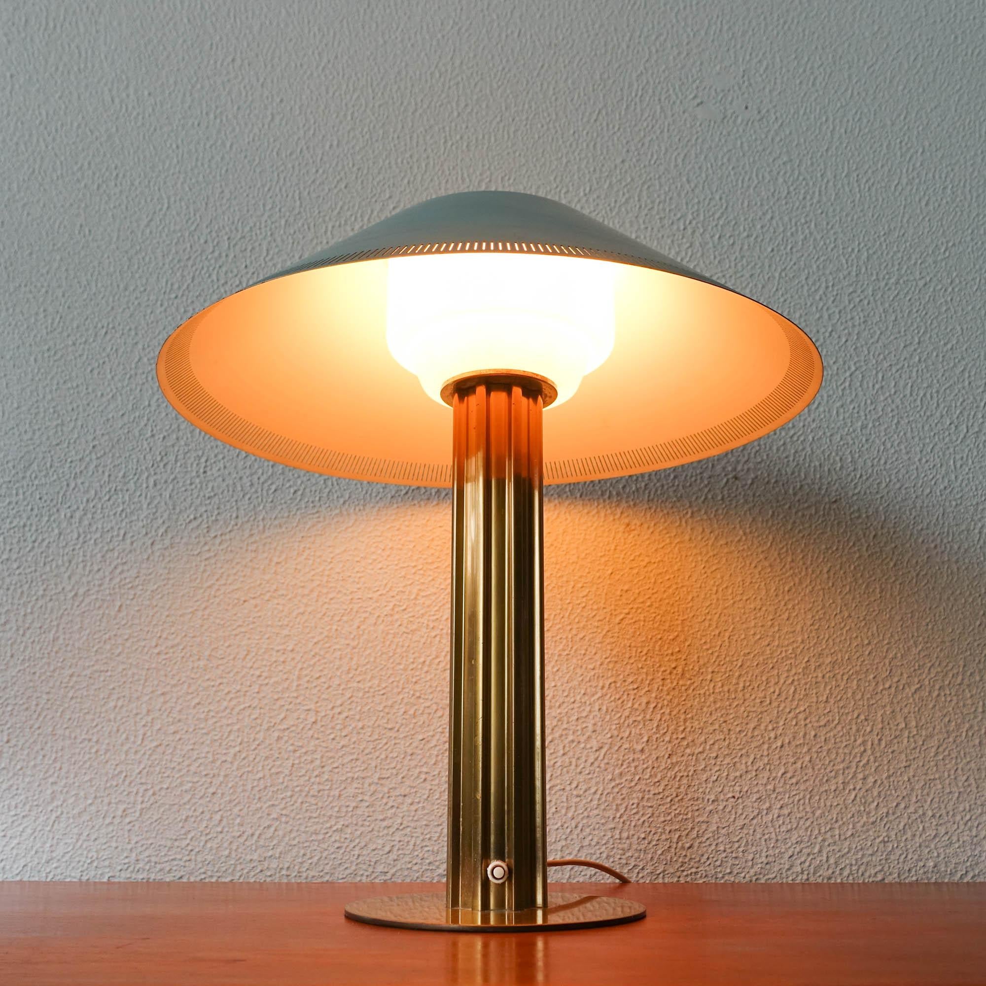 Danish Vintage Table Lamp from Bent Karlby for Lyfa, 1950's