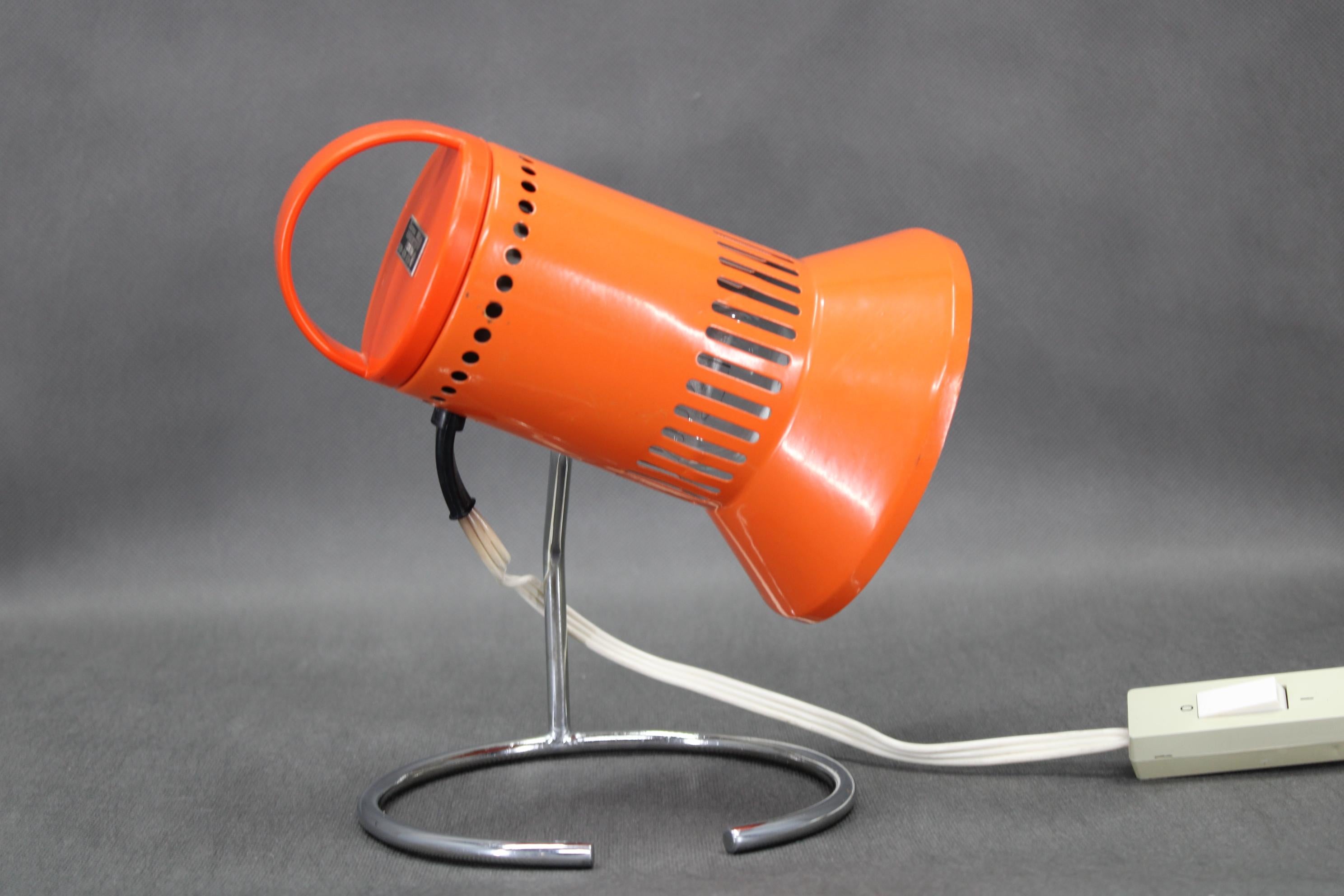 Vintage Table Lamp from Chirana, 1970's, Czechoslovakia For Sale 1