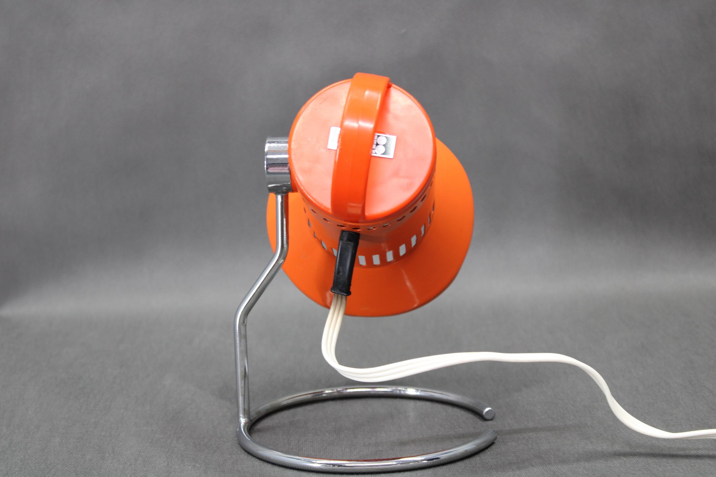 Vintage Table Lamp from Chirana, 1970's, Czechoslovakia For Sale 2