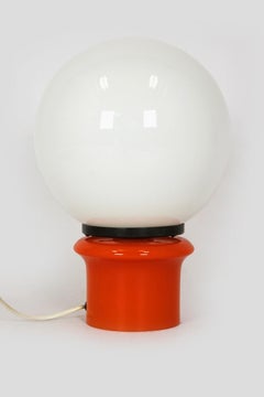 Lampe de table vintage de Osvětlovací SkLO, style Mazzega, Tchécoslovaquie, années 1970