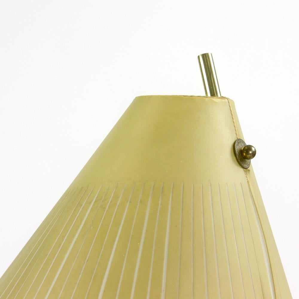 Metal Vintage Table Lamp In Brass, Czechoslovakia 1950s For Sale